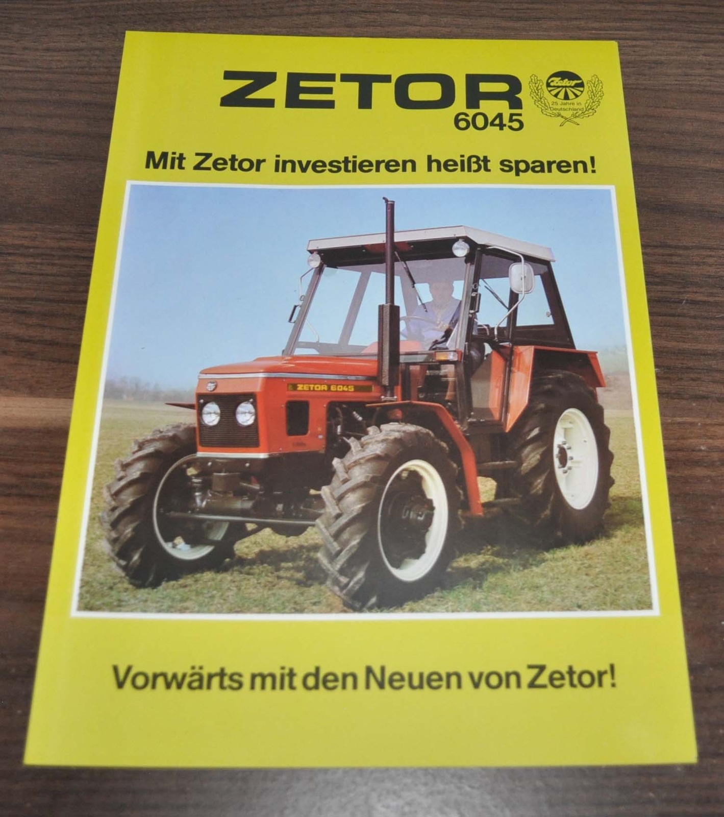 Zetor 6045 Tractor Specification Brochure Prospekt