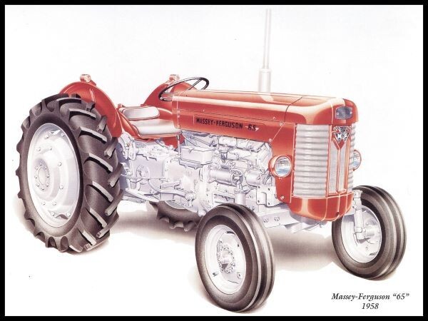 1958 Massey Harris Model 65 Tractor New Metal Sign: 12×16&Prime; Free Shipping