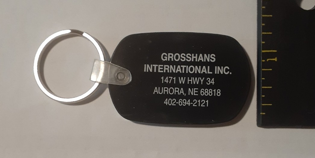 Case IH Rubber Keychain