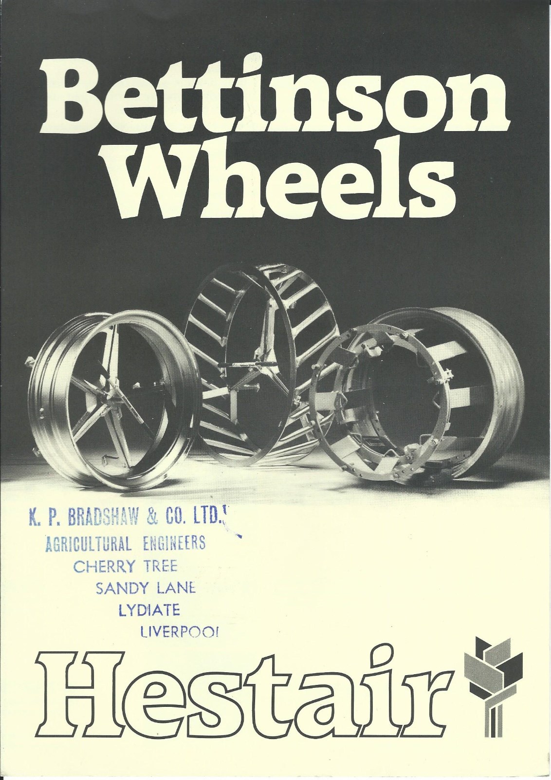 Farm Equipment Brochure – Hestair – Bettinson Dual Cage Wheels (F5231)