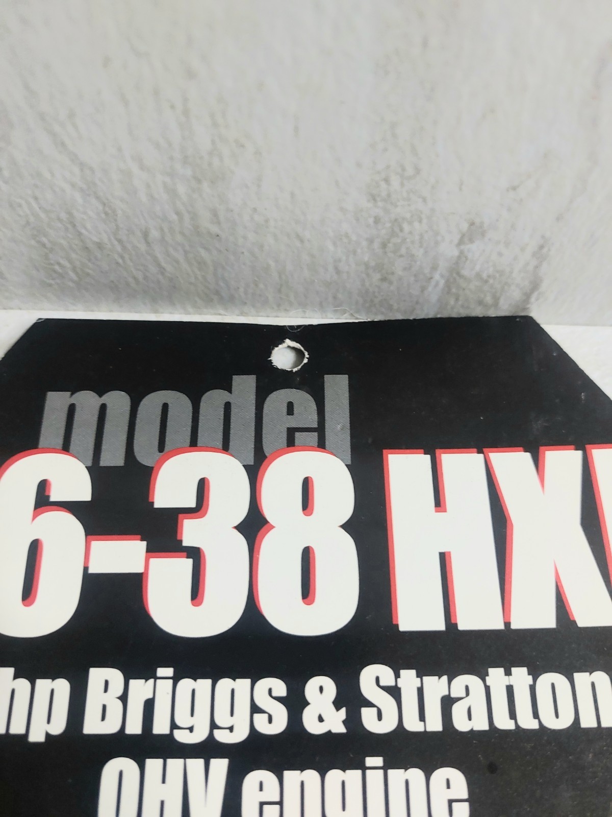 NOS Wheel Horse Dealer Price Tag Sale Hanger Tag 1990&rsquo;s