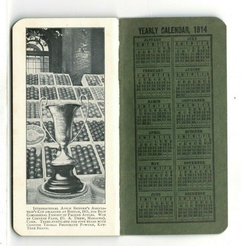 1913 Ad Booklet: Coe Mortimer Company, NY Fertilizers – 64 Pages – 5.5” x 2.7”