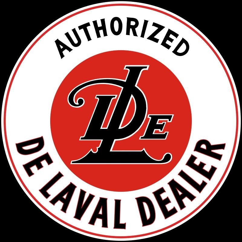 De Laval Authorized Dealer, Milking Equipment NEW METAL SIGN: 12&Prime; Diameter Round
