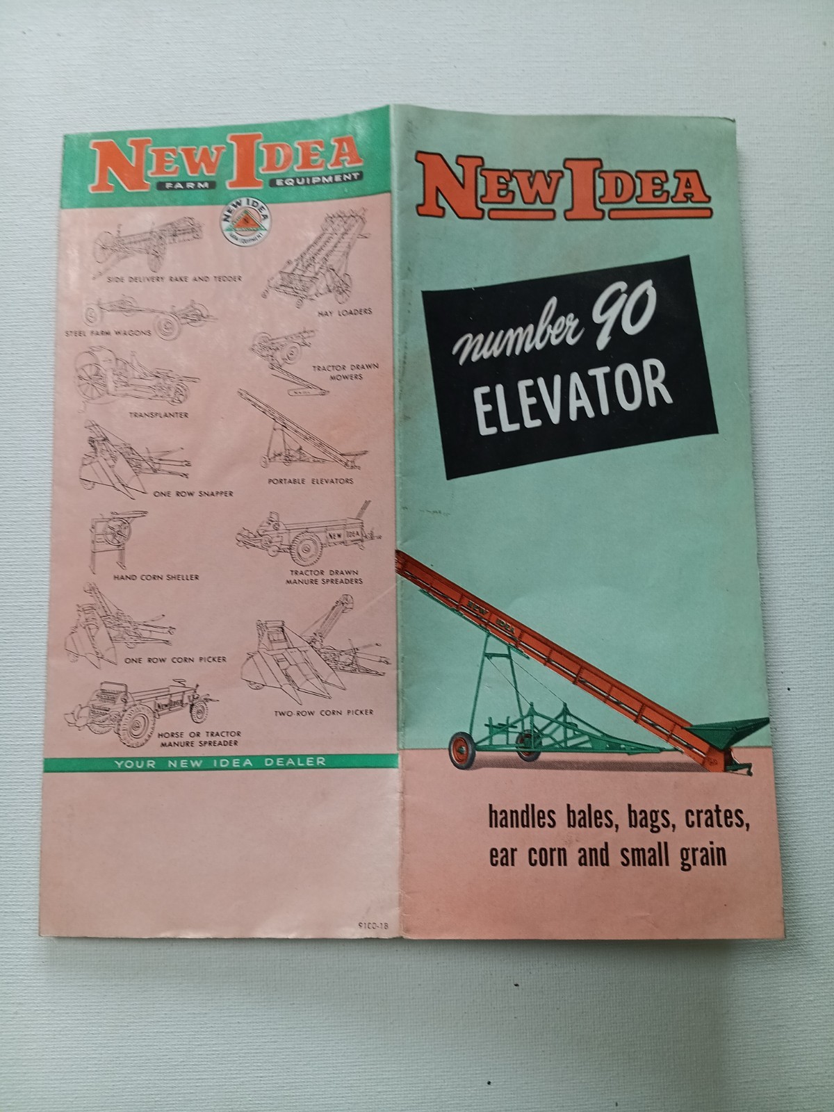 Model 90 New Idea Elevator Equipment Sales Brochure Pamplet