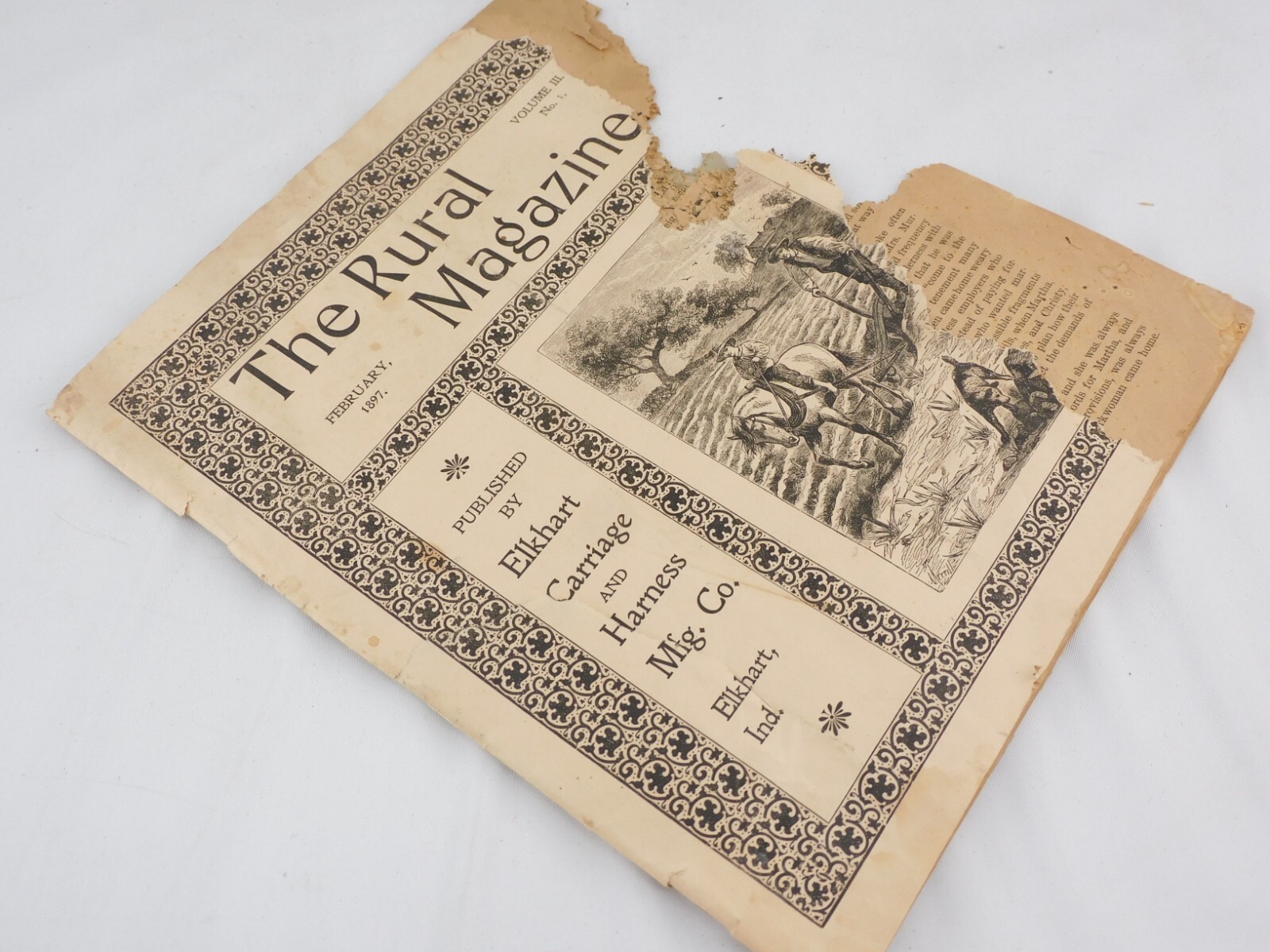 1897 Carriage And Harness Catalog Elkhart Indiana with PRICES Antique Brochure