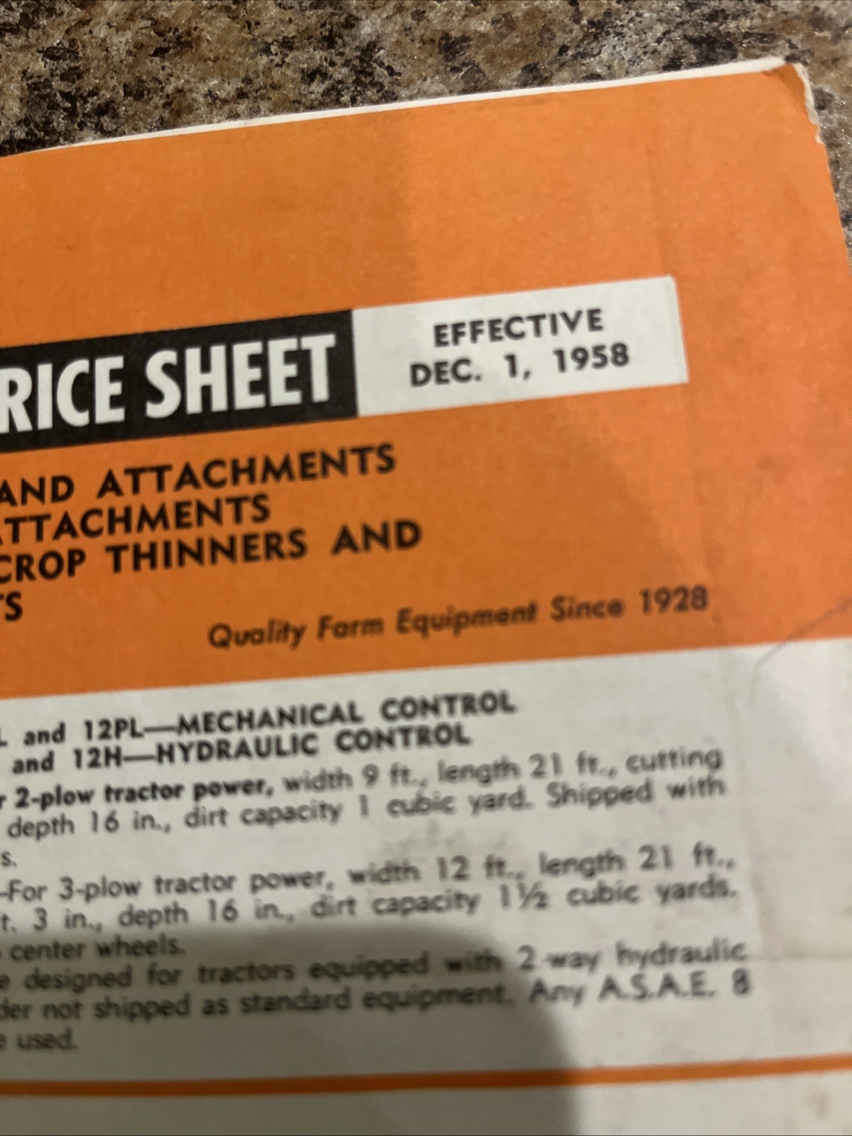 Large Lot Of Vintage Eversman Tractor Implement Brochures Price Guide Receipts