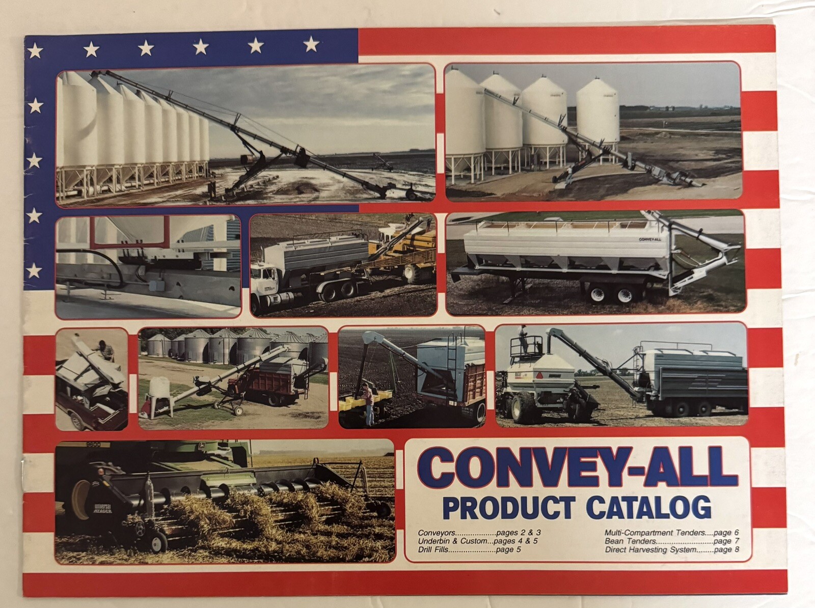 Vintage 1990&rsquo;s Agricultural Farm Equipment Convey-All Product Catalog Tenders