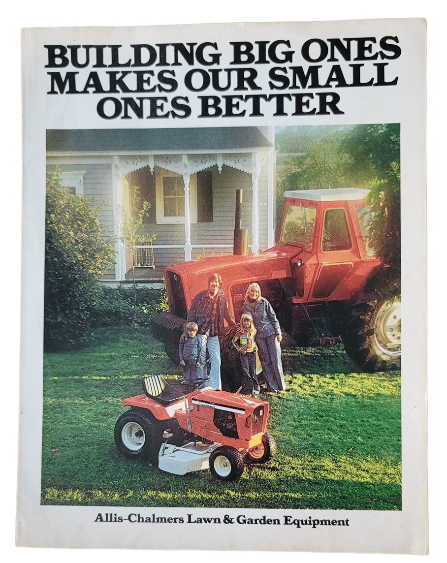 Allis Chalmers Lawn & Garden Equipment for 1975 Brochure FCCA