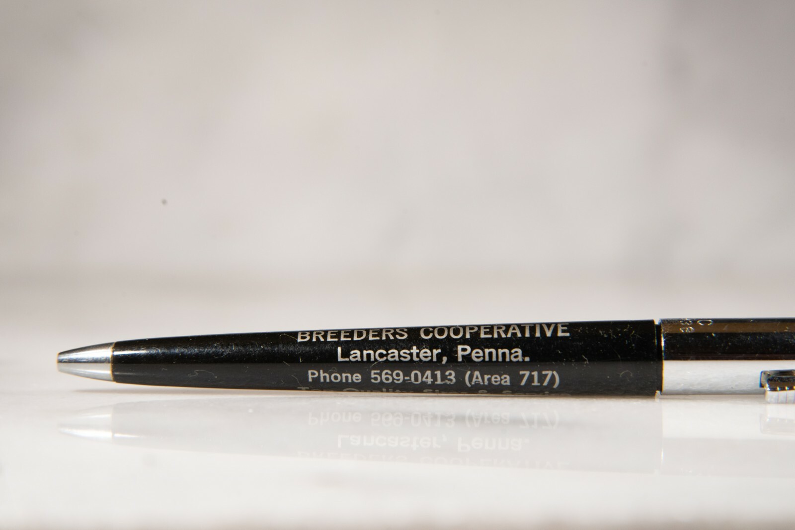 Atlantic Breeders Cooperative Lancaster PA Advertisement Vintage Ballpoint Pen