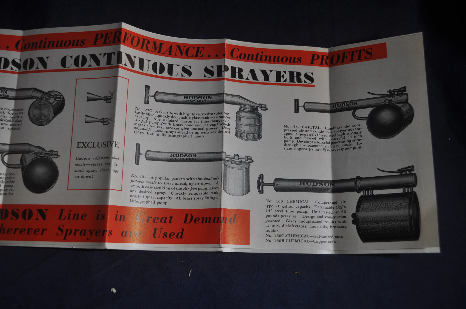 1936 Hudson Continuous Sprayers and Atomizers Brochure
