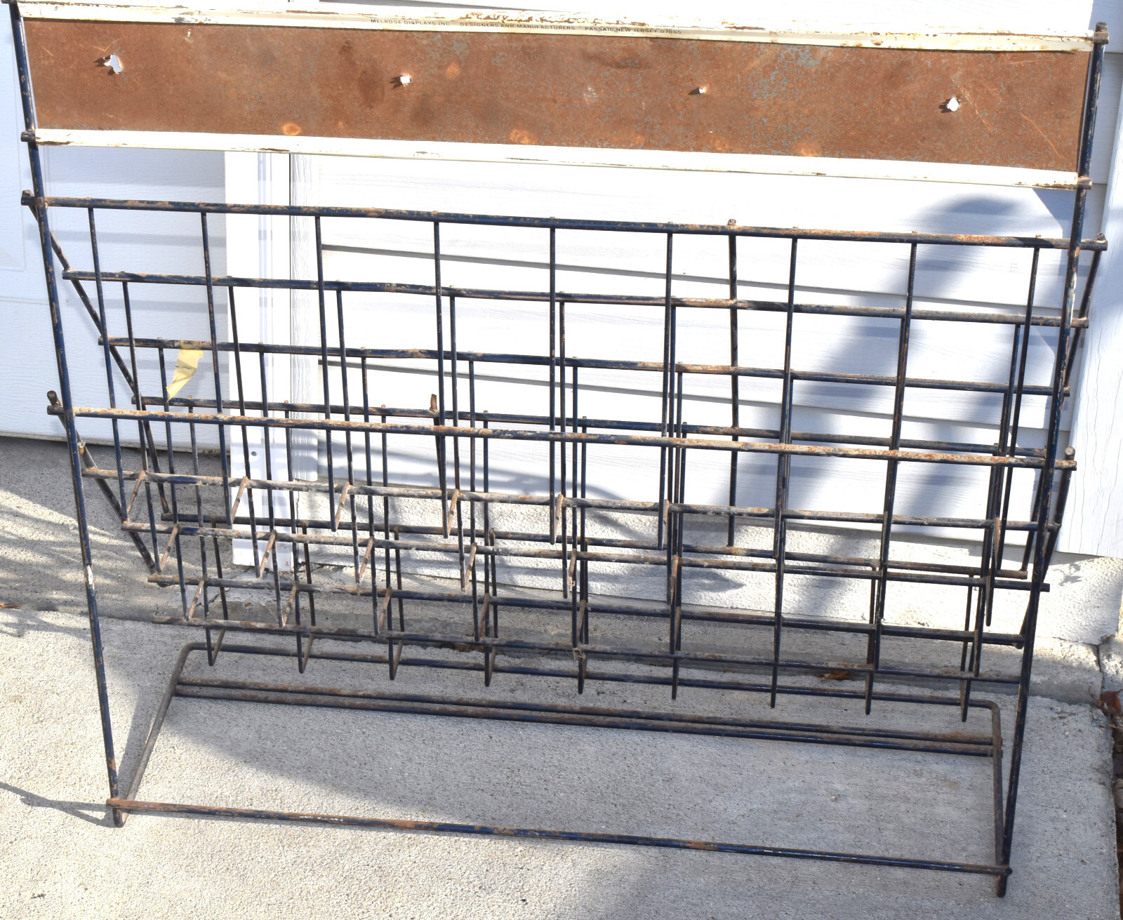 Vintage DELAVAL Cream Separator Farm Equipment Advertising Literature Rack Sign