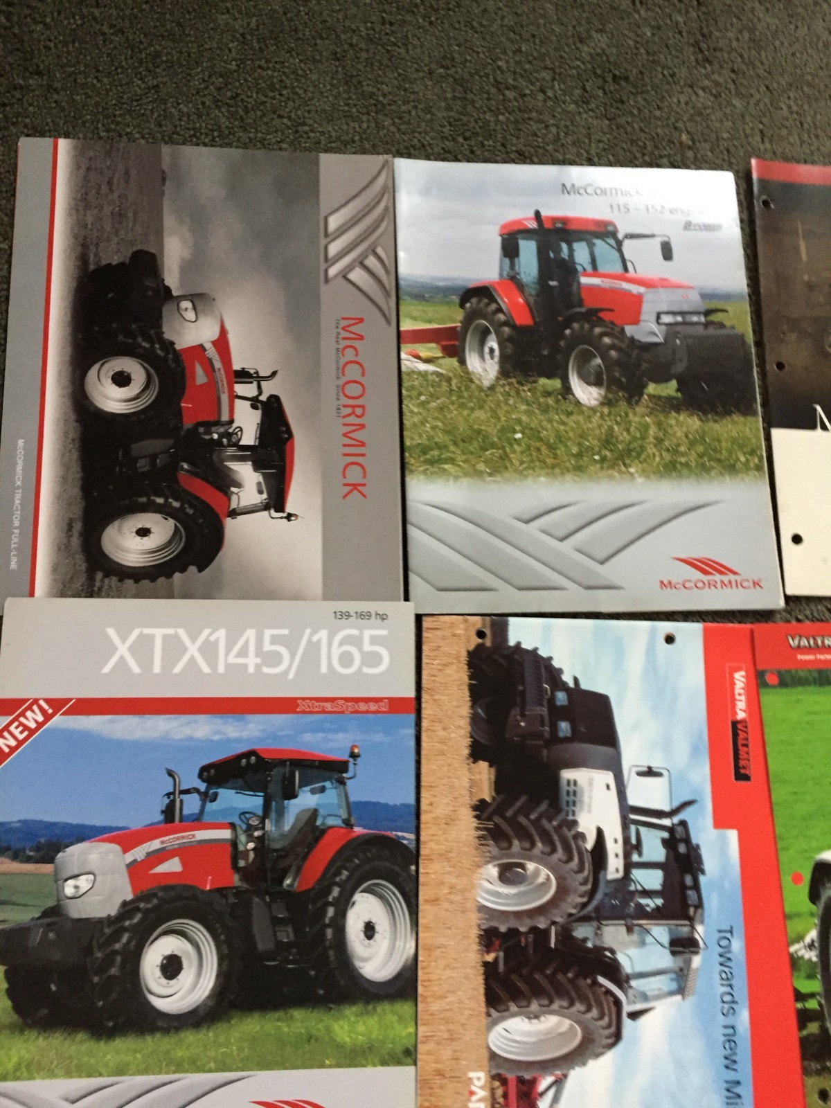 BIG Lot of 25 McCormick & Valtra equipment brochures Literature advertising