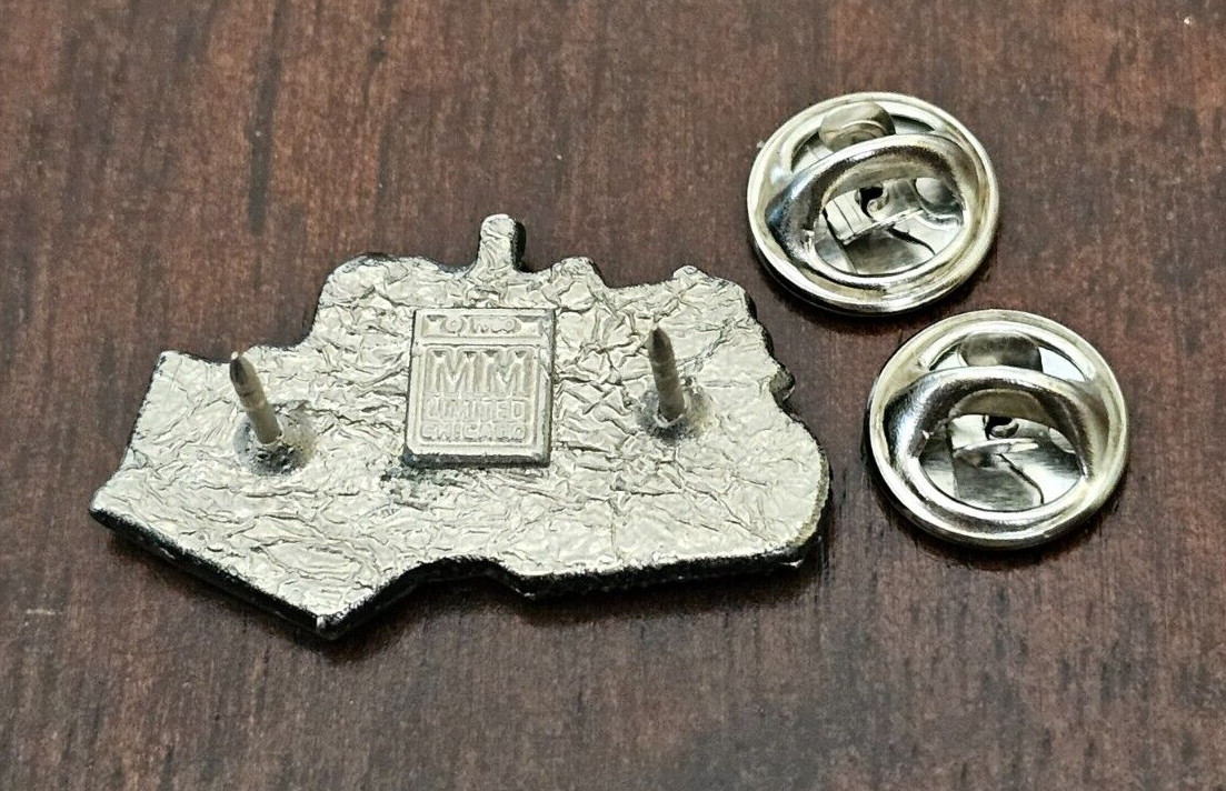 RARE 1980 MM Limited Chicago Diesel Power Tractor Bulldozer Excavator Lapel Pins