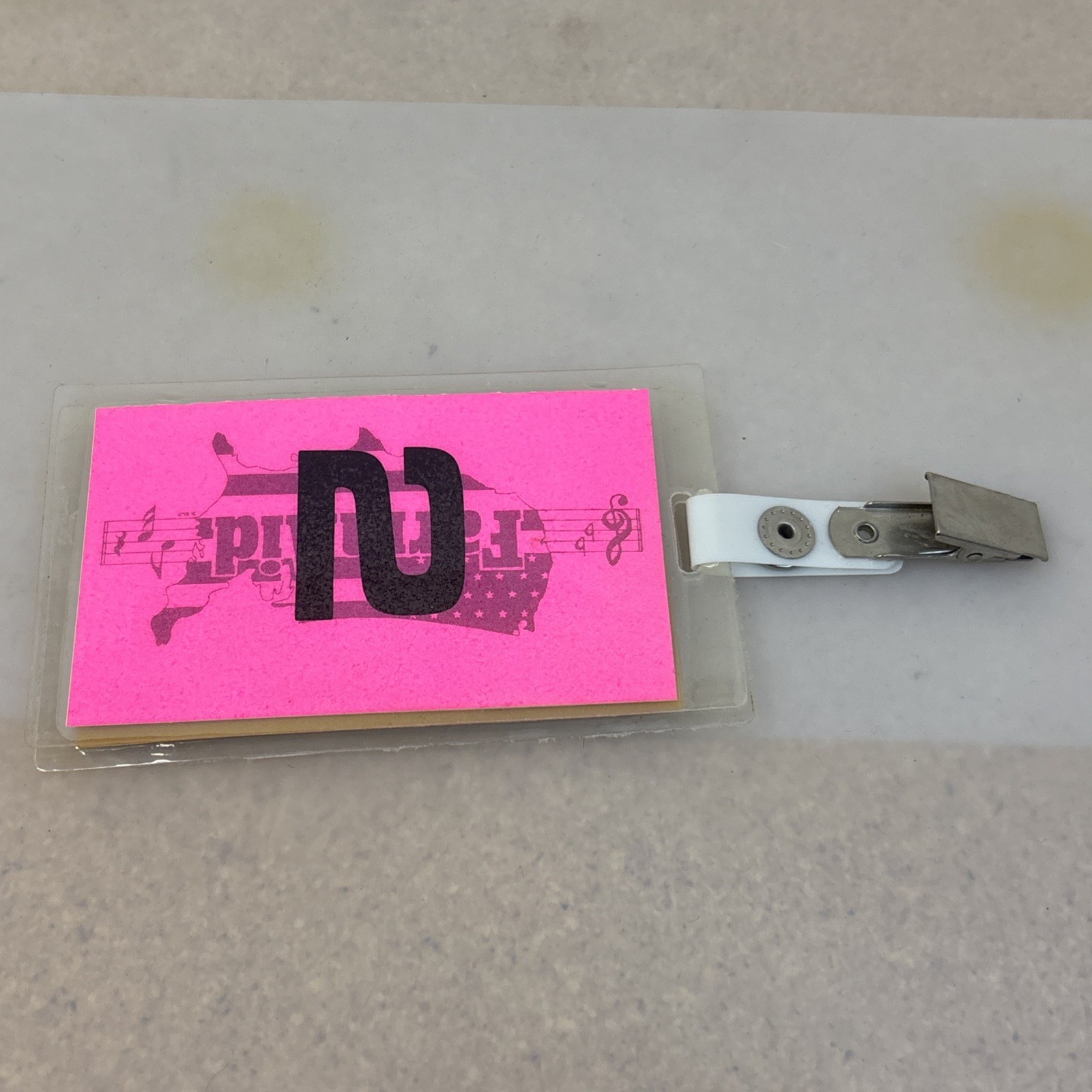 Vtg Lot 2 Guest Pass 1985 Farm Aid Clip On Memorabilia Concert Festival Ticket