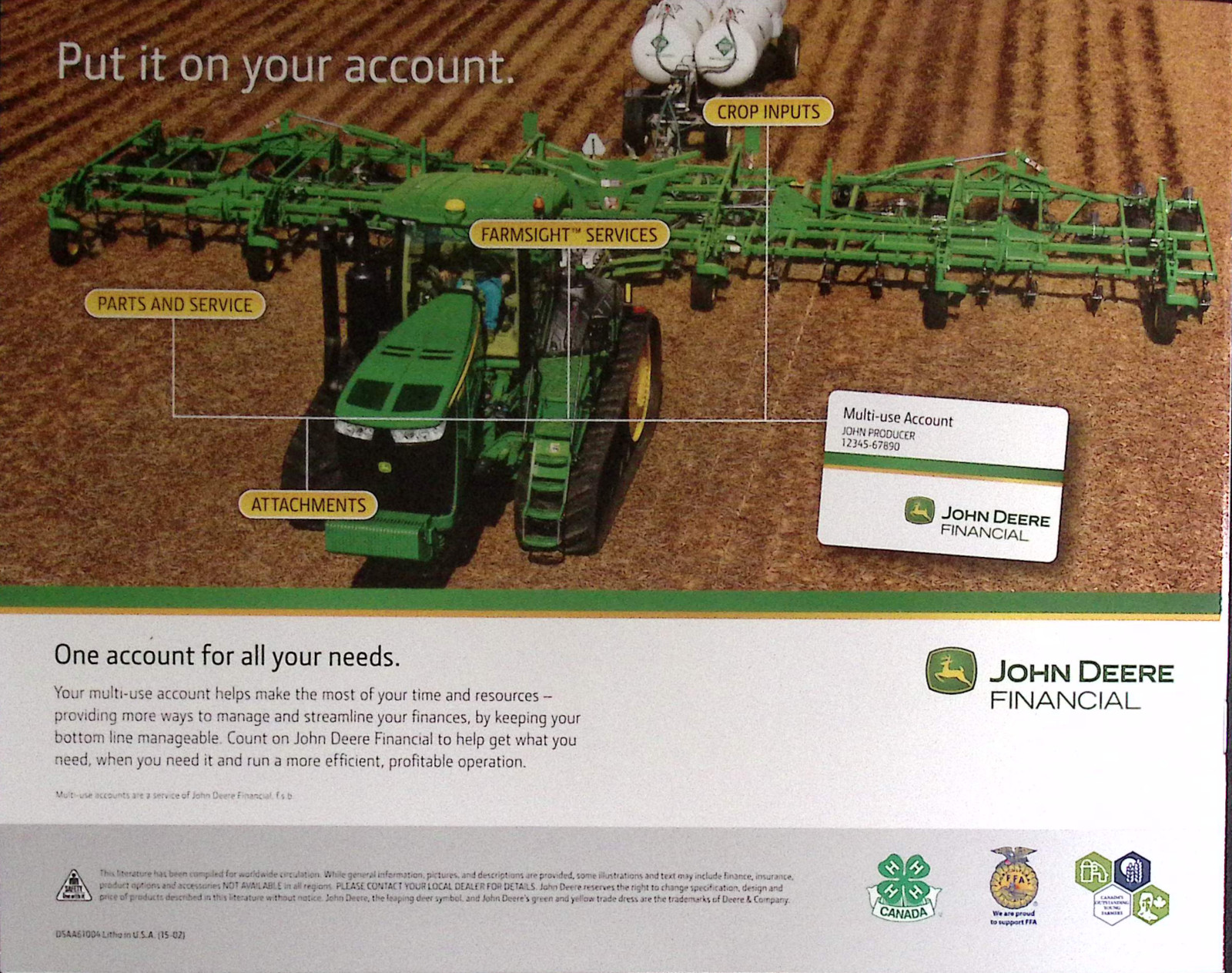 John Deere Nutrient Applicators For 2015 Brochure FCCA