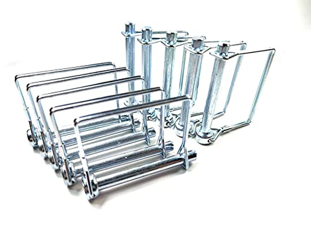 10PCS 3/8&Prime; Wire Lock Hitch Pins Heavy Duty Trailer Coupler Safety Pins