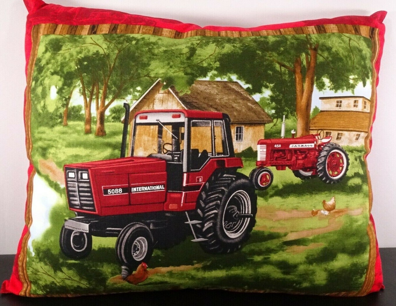 New Handmade Pillow w/ Farmall International Tractors Assorted Designs & Sizes