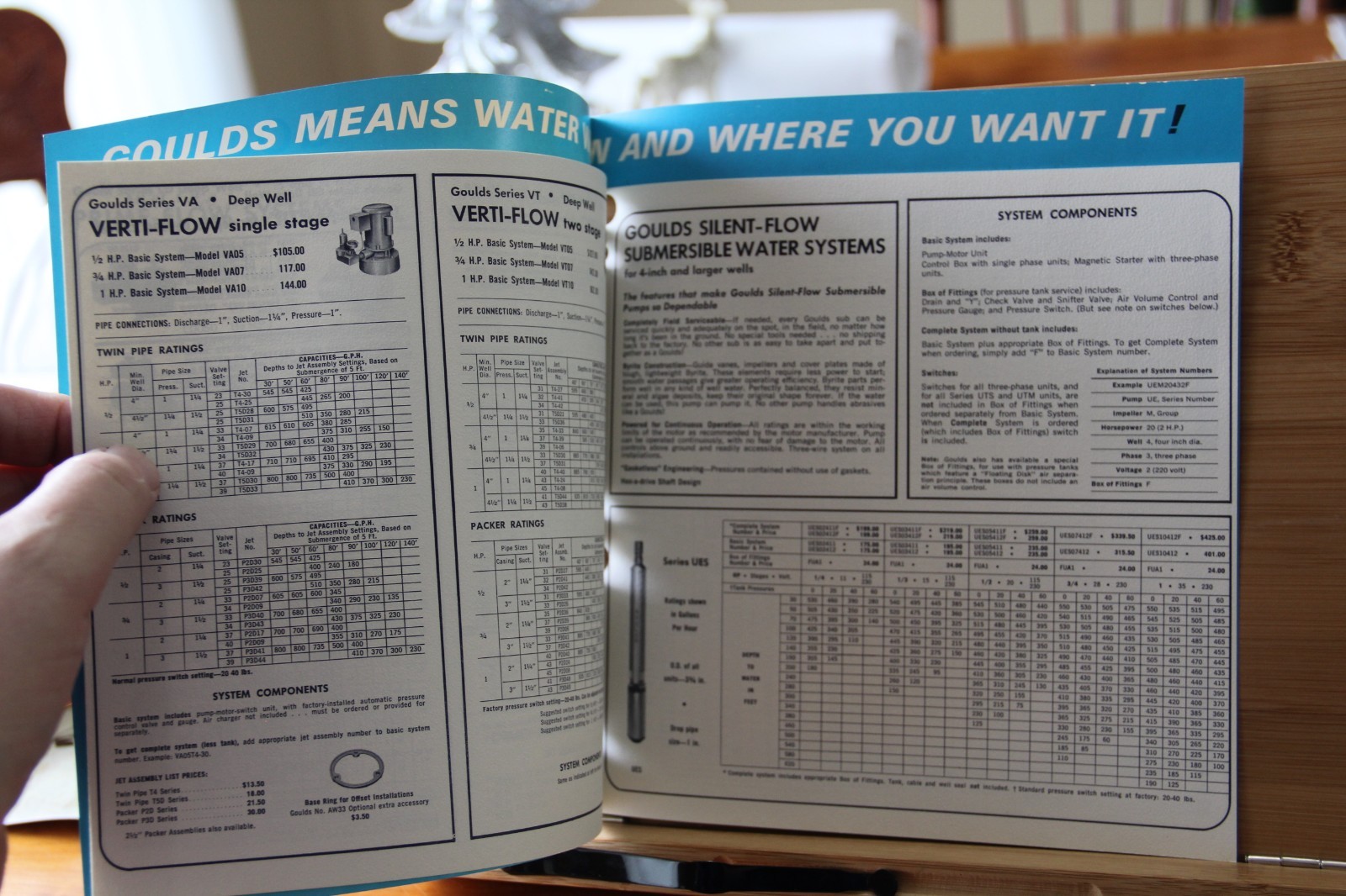Brochure Catalog Goulds Water Solutions Pumps Seneca Falls New York NY