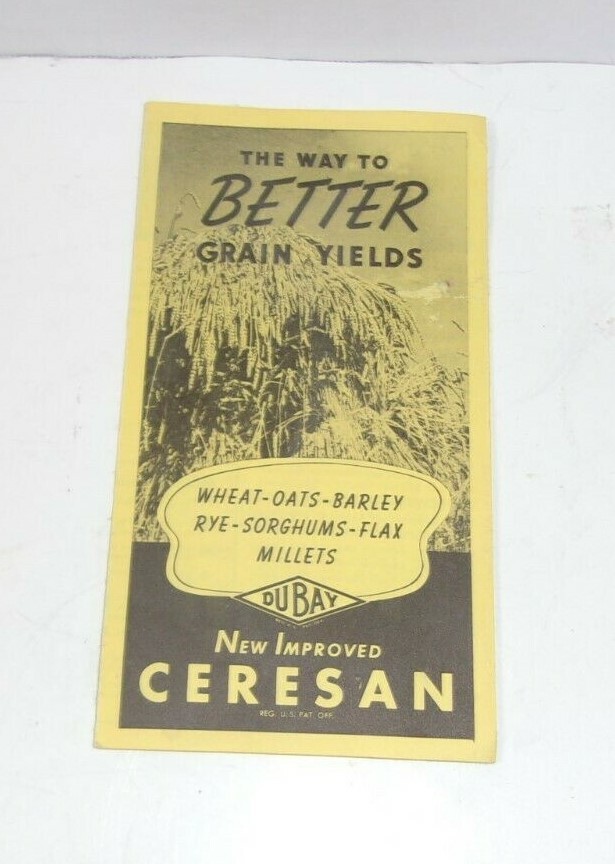 DuBay Ceresan Farm Dairy Agriculture Vintage Pamphlet