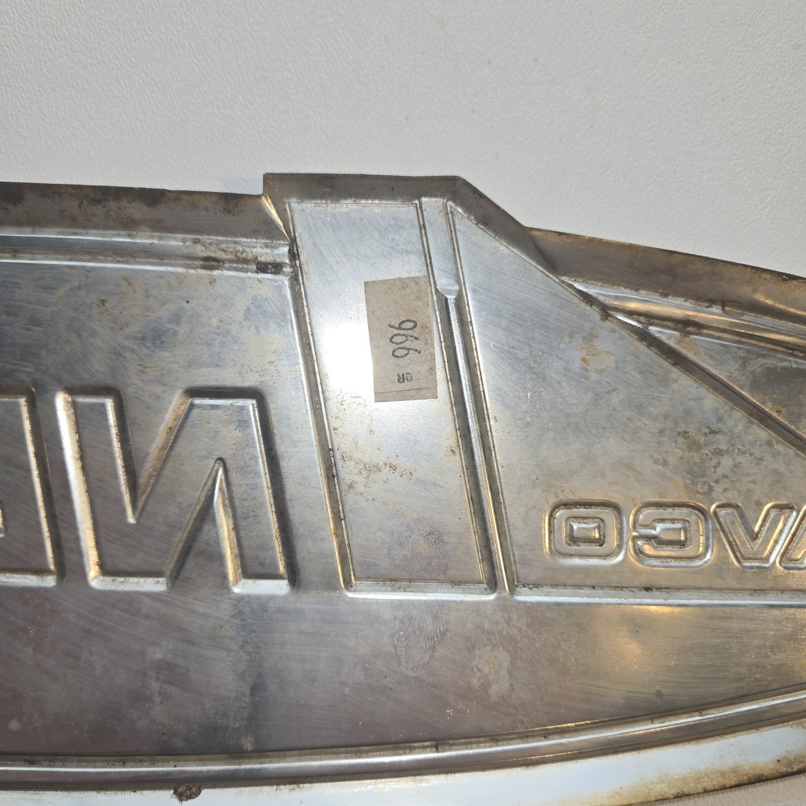 Vintage AVCO New Idea Tractor Emblem Badge Farm Equipment Sign Metal Plate Tag
