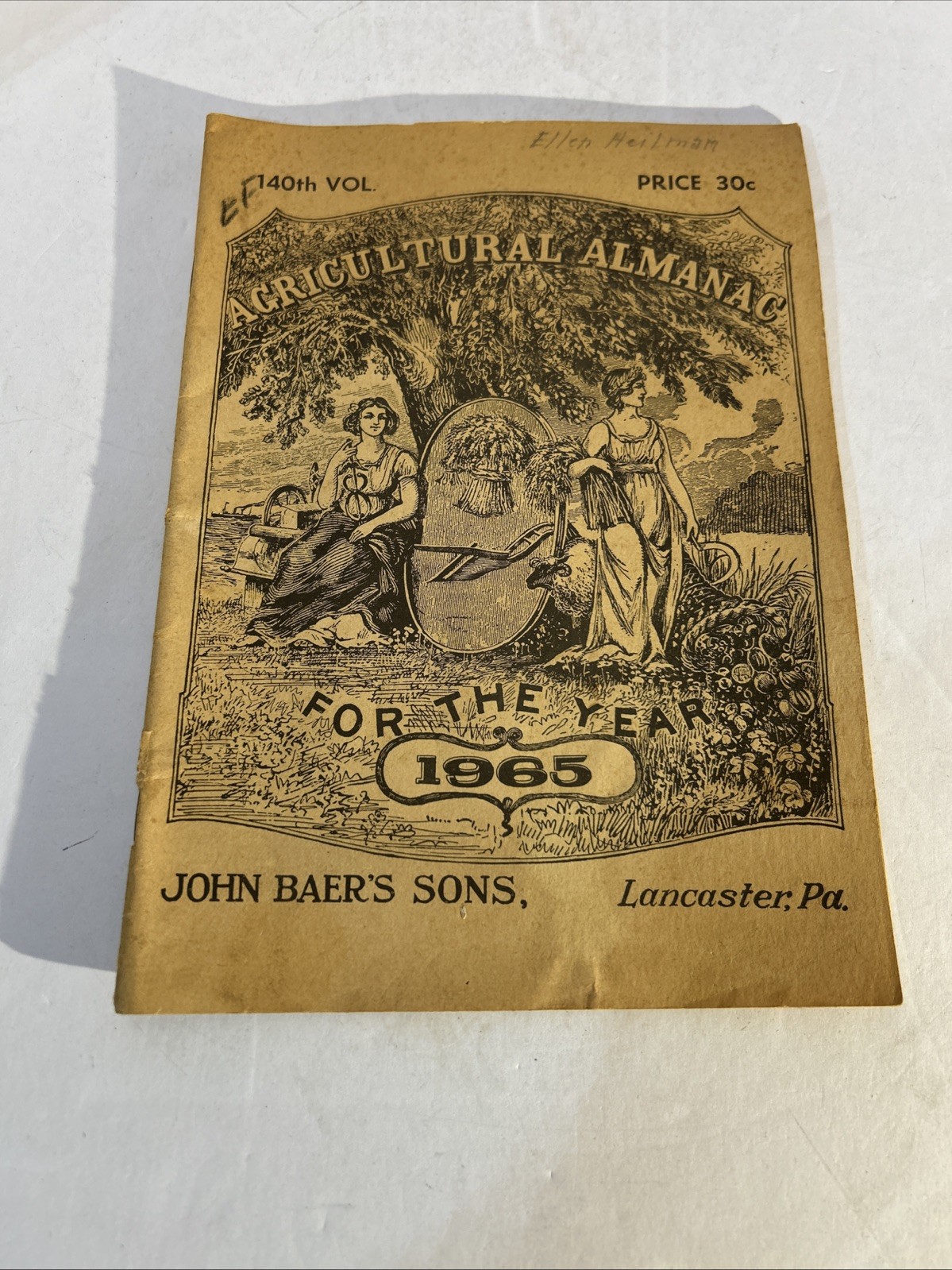 Agricultural Almanac Lot Of 16, Plus One Royster’s Almanac 1962