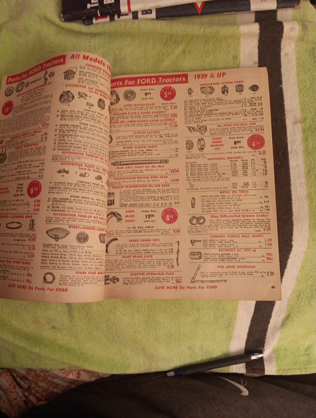 1959 Tractor SUPPLY COMPANY PART GUIDE Blue BOOK Agricultural Machinery Magazine