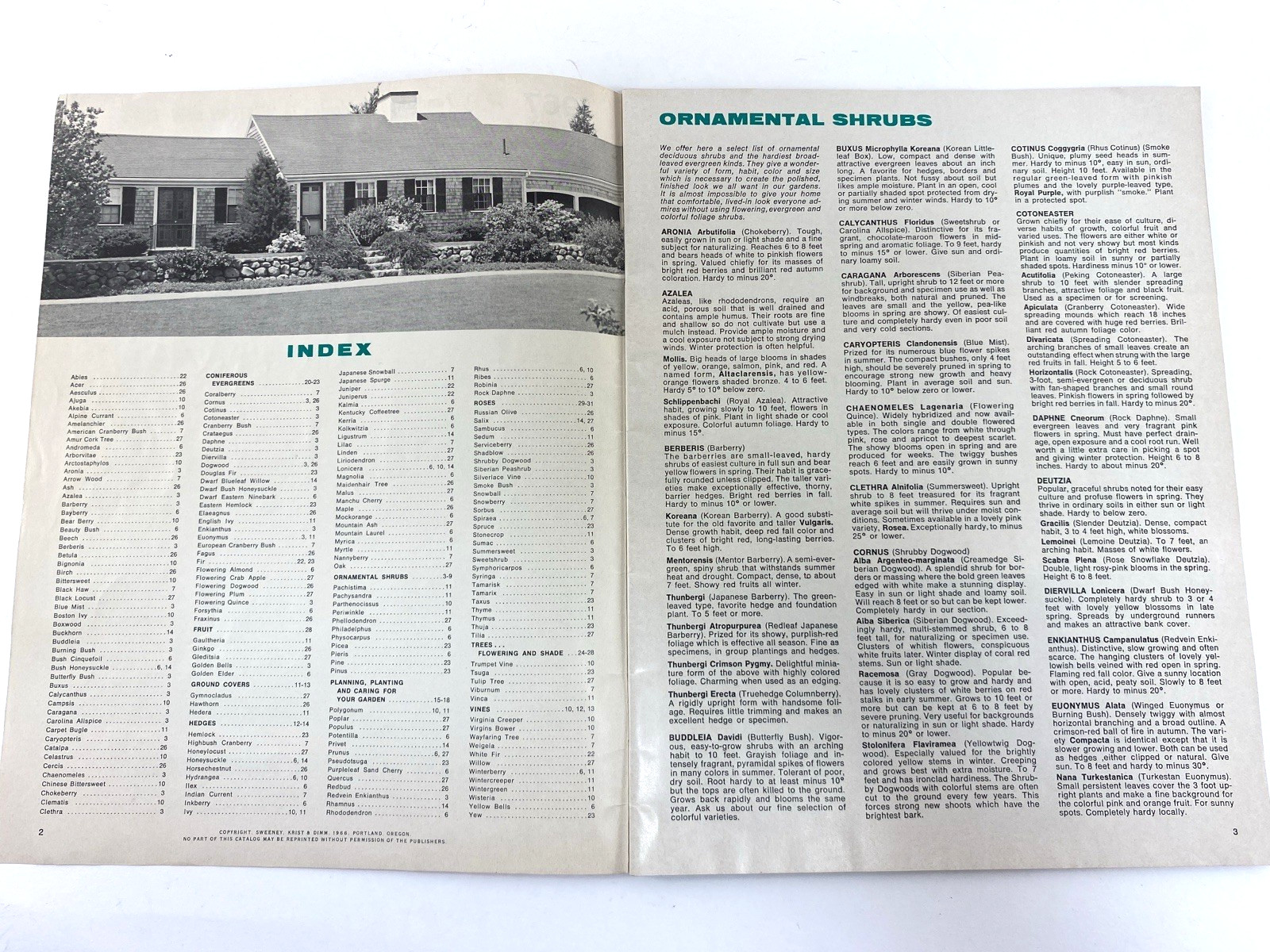 Vtg Dan Majeski Nurseries Landscape Gardening 1967 Catalog Western NY