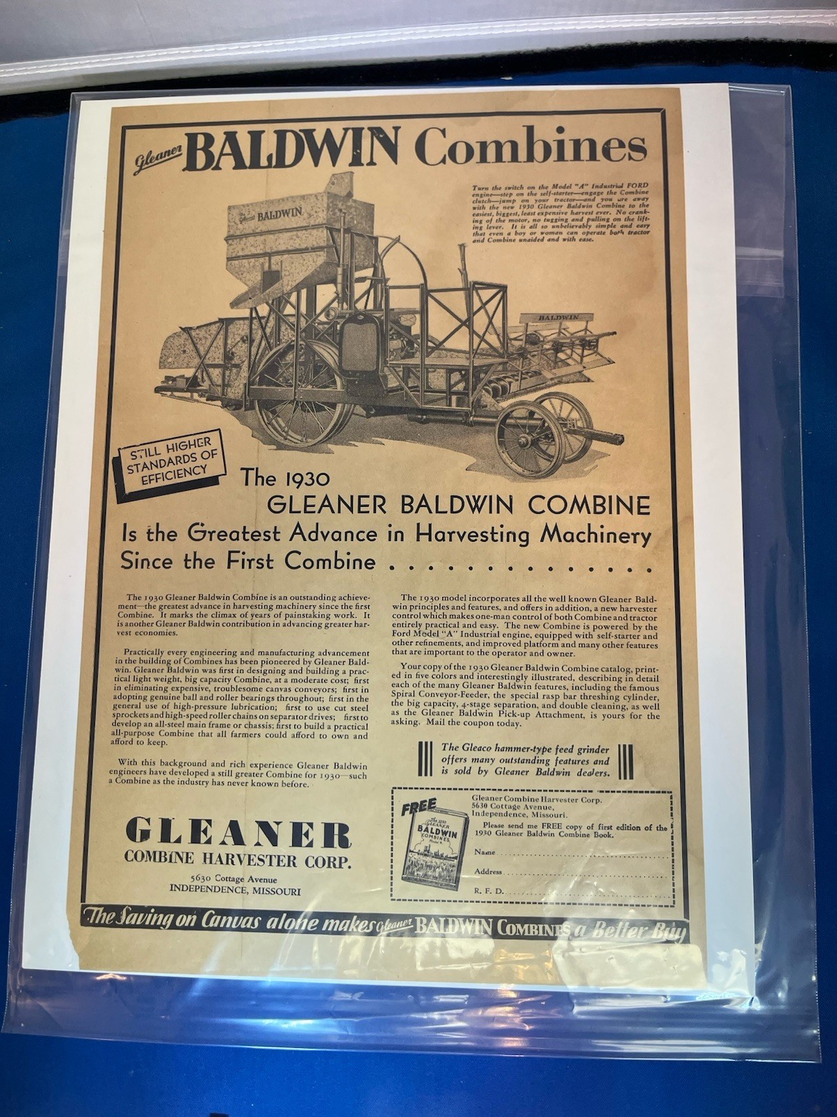 ANOTHER LOT OF 15 VINTAGE ORIGINAL FARM MACHINERY ADS-1901 TO 1930