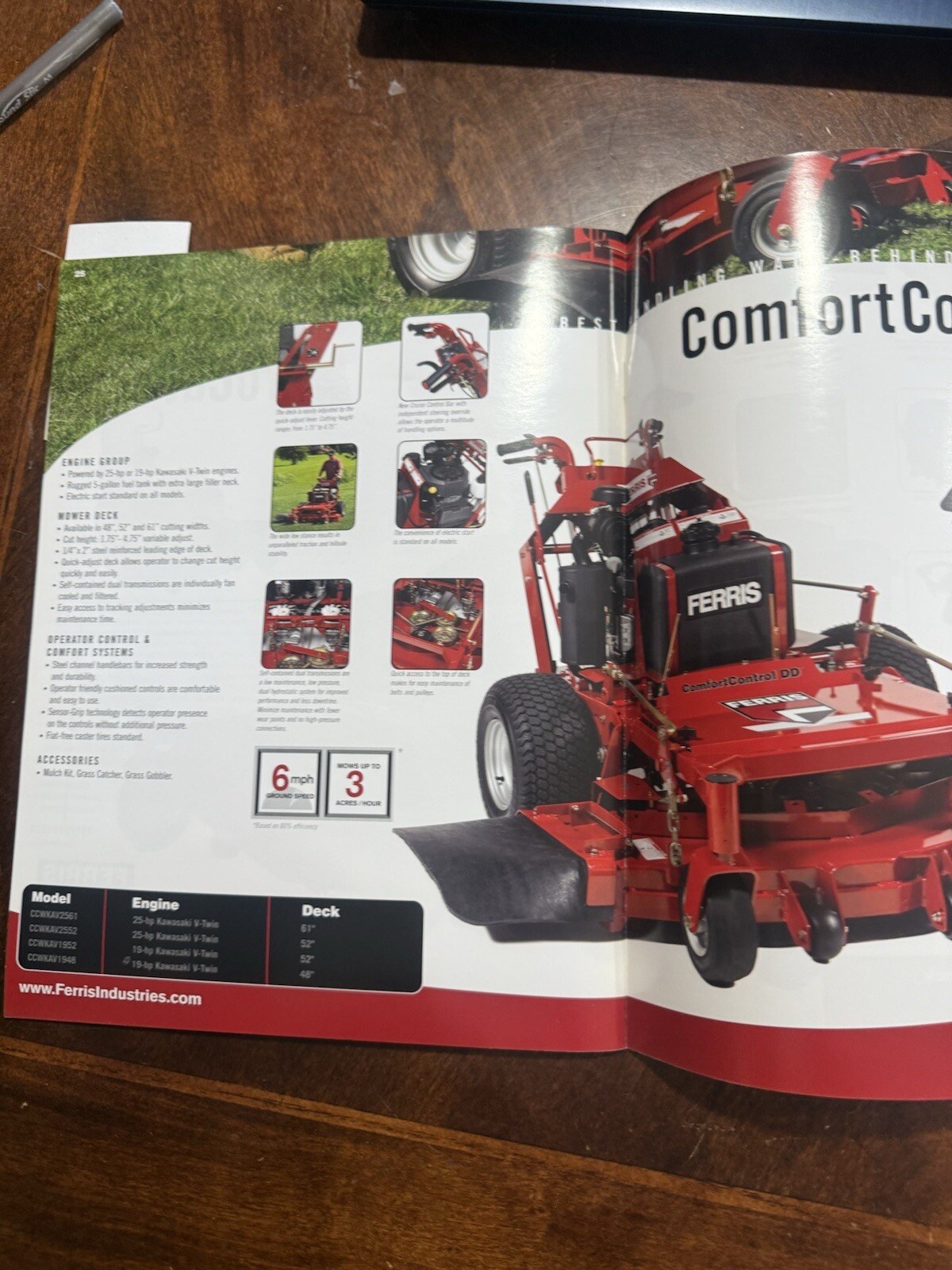 Ferris 2008 Mowers & Zero Turns Sales Catalog Manual Brochure Briggs Stratton