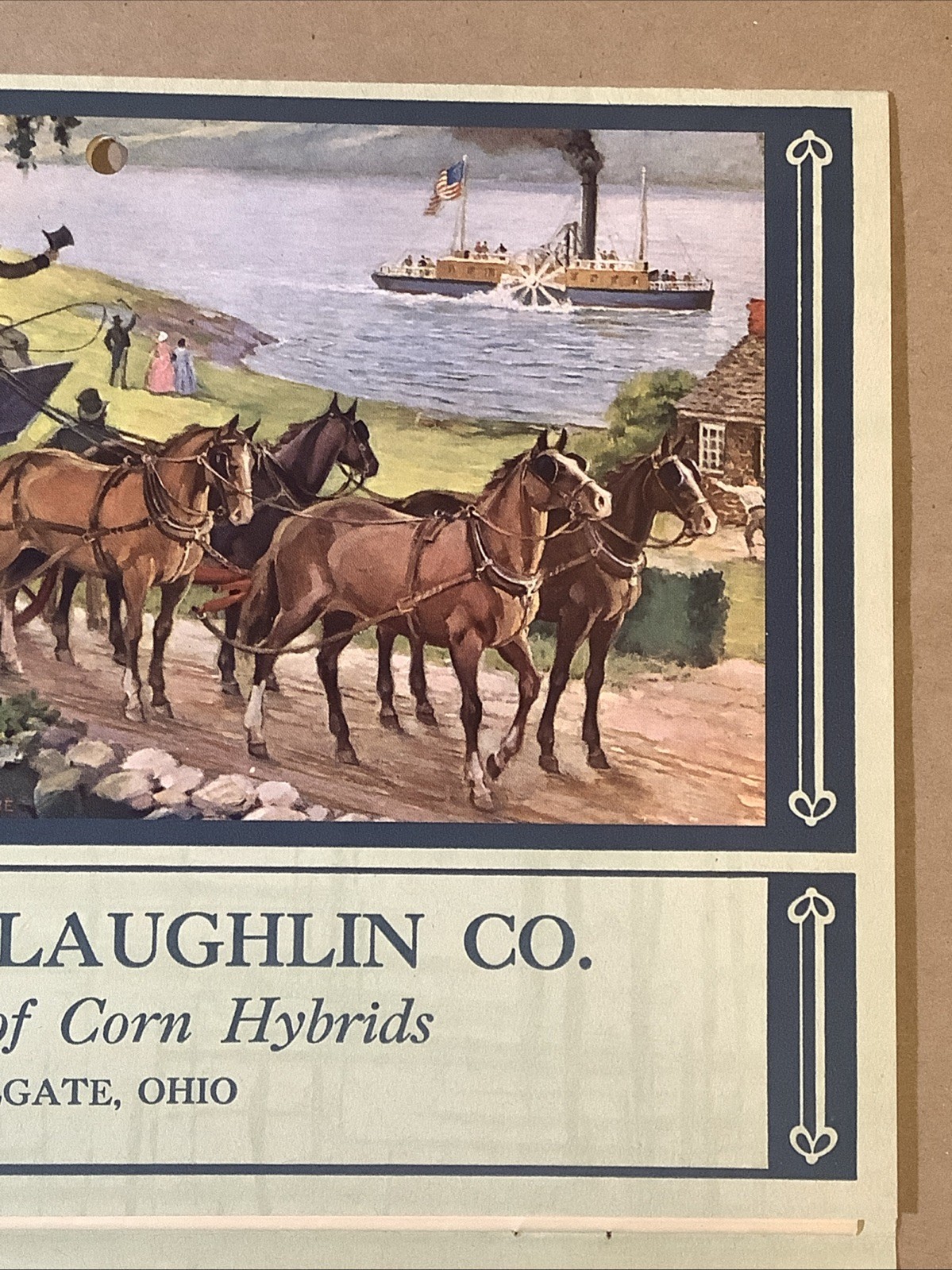 1942 Muntz-McLaughlin Co. Farm Inventory Telephone Chart Holgate OH INV-P0001