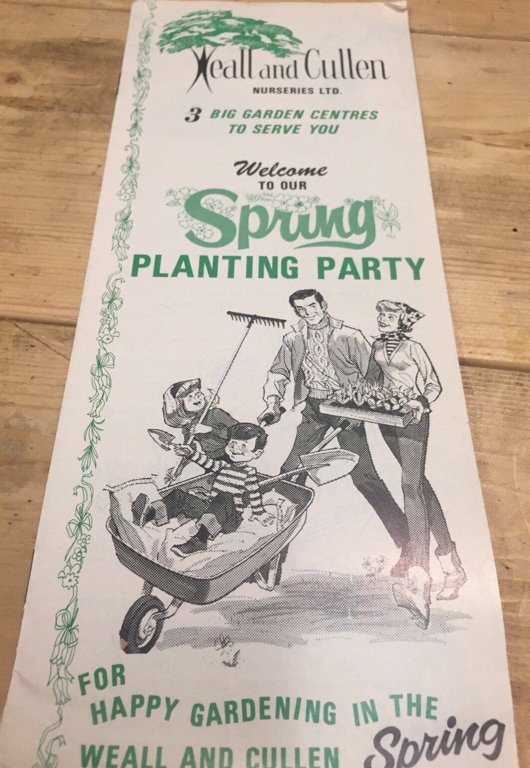Weall And Cullen Nurseries, Vintage Spring Plant Gardening Brochure Catalogue M1