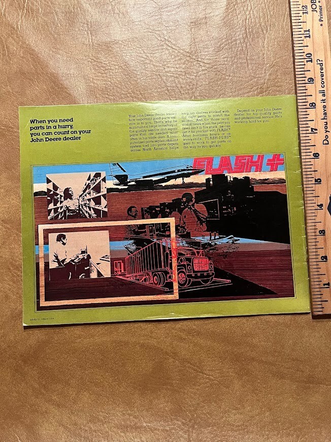 John Deere Litho USA 1983 Seedbed Tillage Equipment Brochure