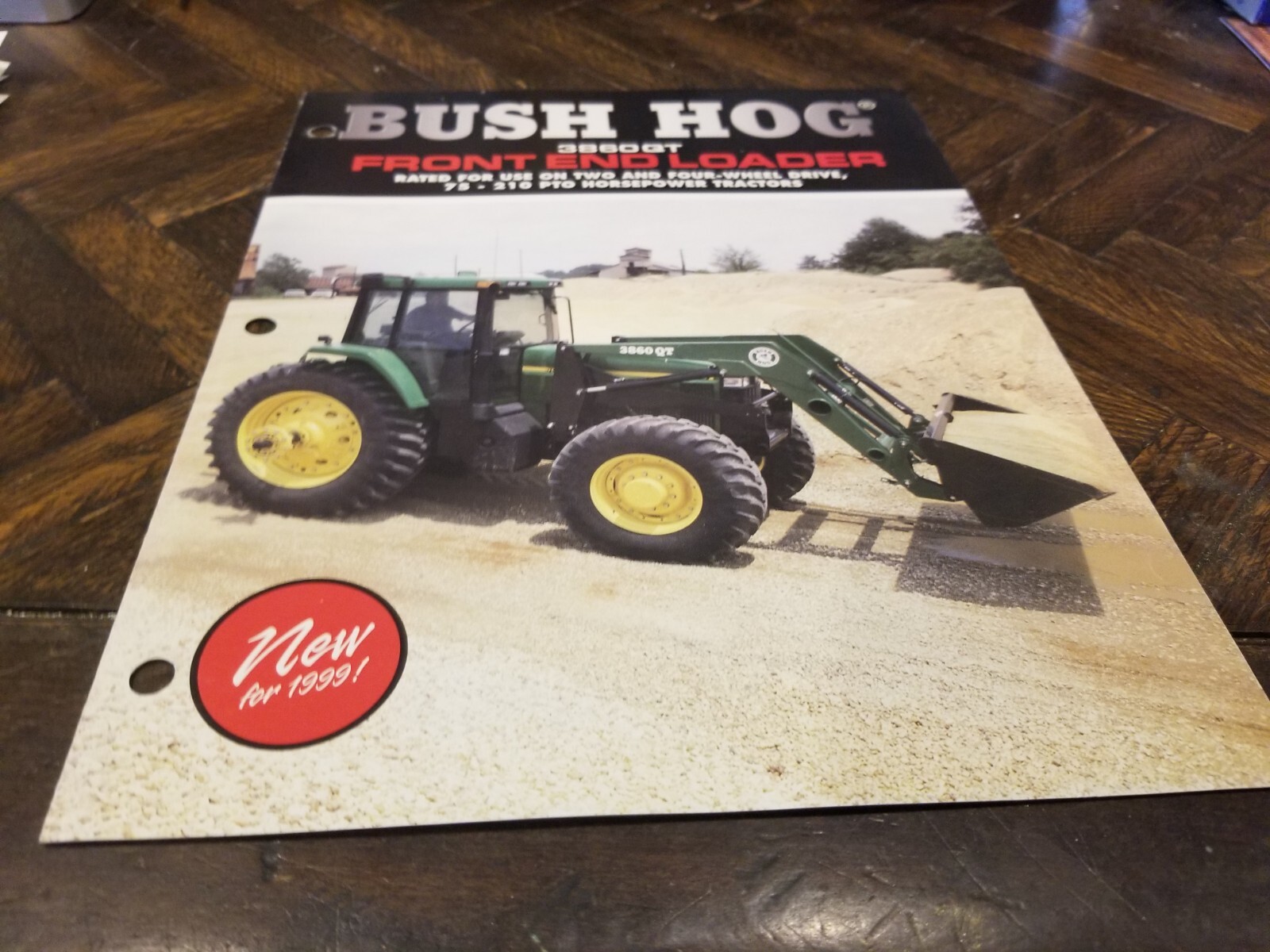 BUSH HOG 3680 QT Front End Loaders Sales Brochure 4 Pages