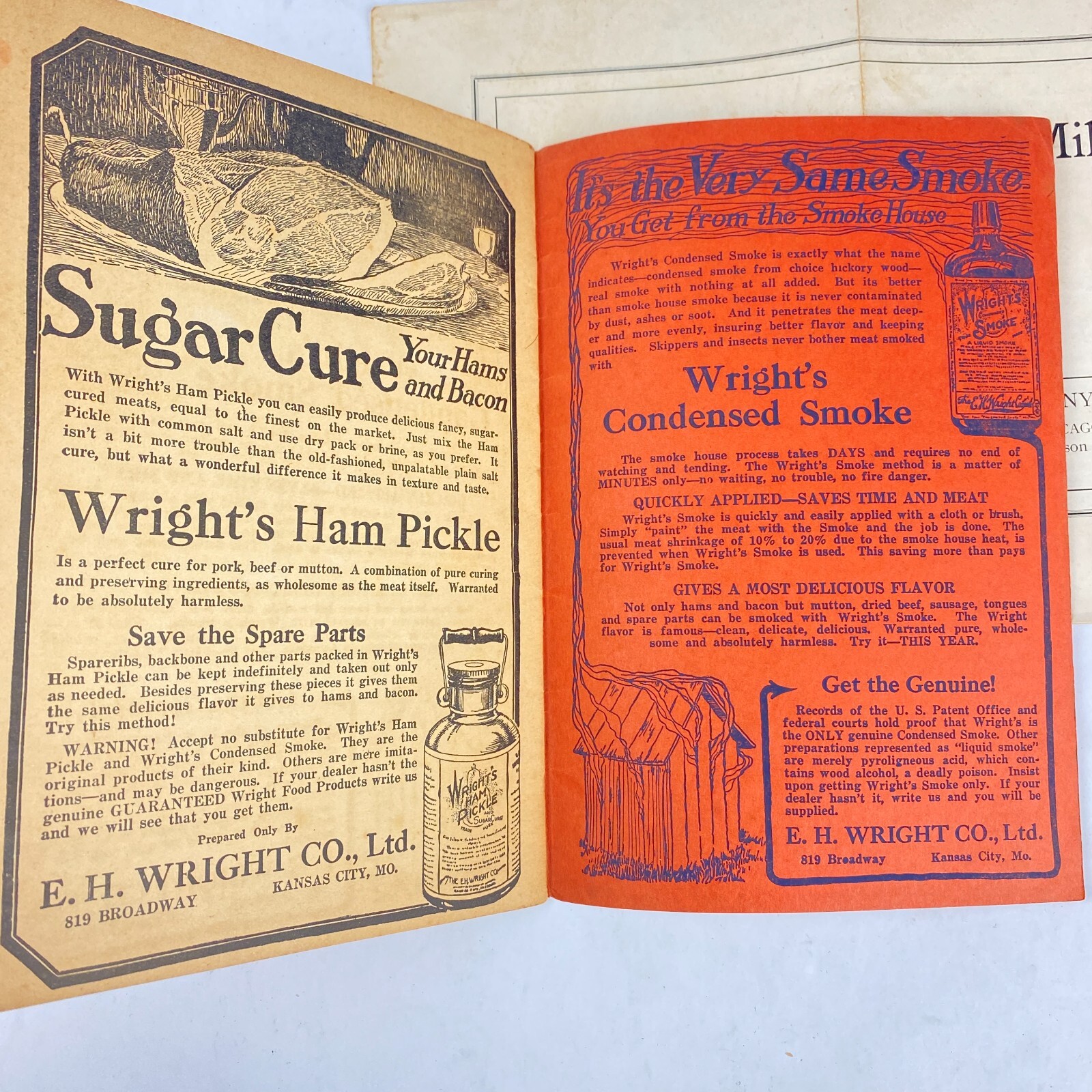 Lot 4 Farming Meat Dairy Milk Freezing Agriculture Related Booklets Vintage