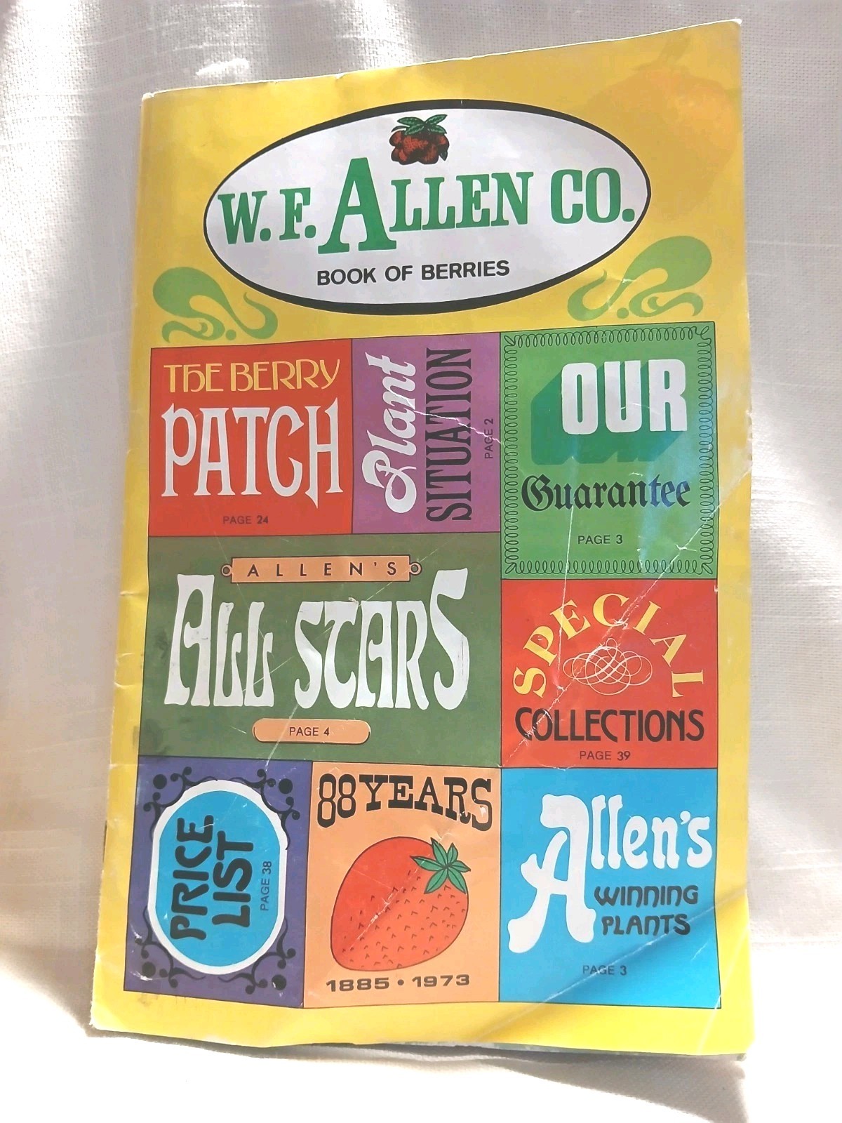 Rare Catalog Ephemera 1973 W.F. Allen Co. Book Of Berries. Anniversary Edition.