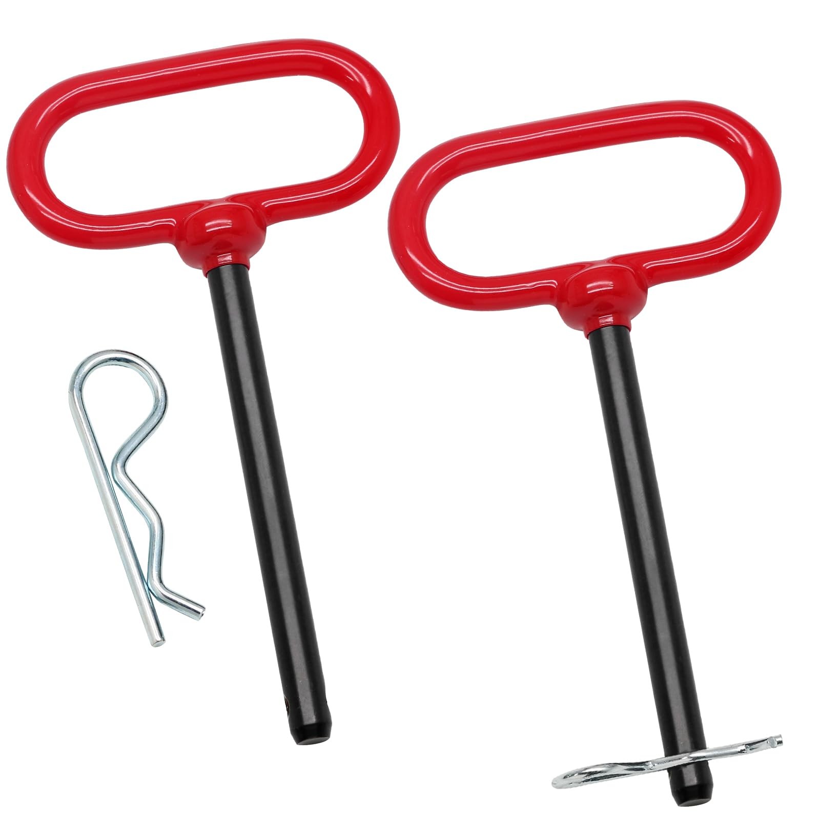 Qjaiune 2Pcs Lawn Mower Trailer Hitch Pin 3/8 x 4 Inch – x 4