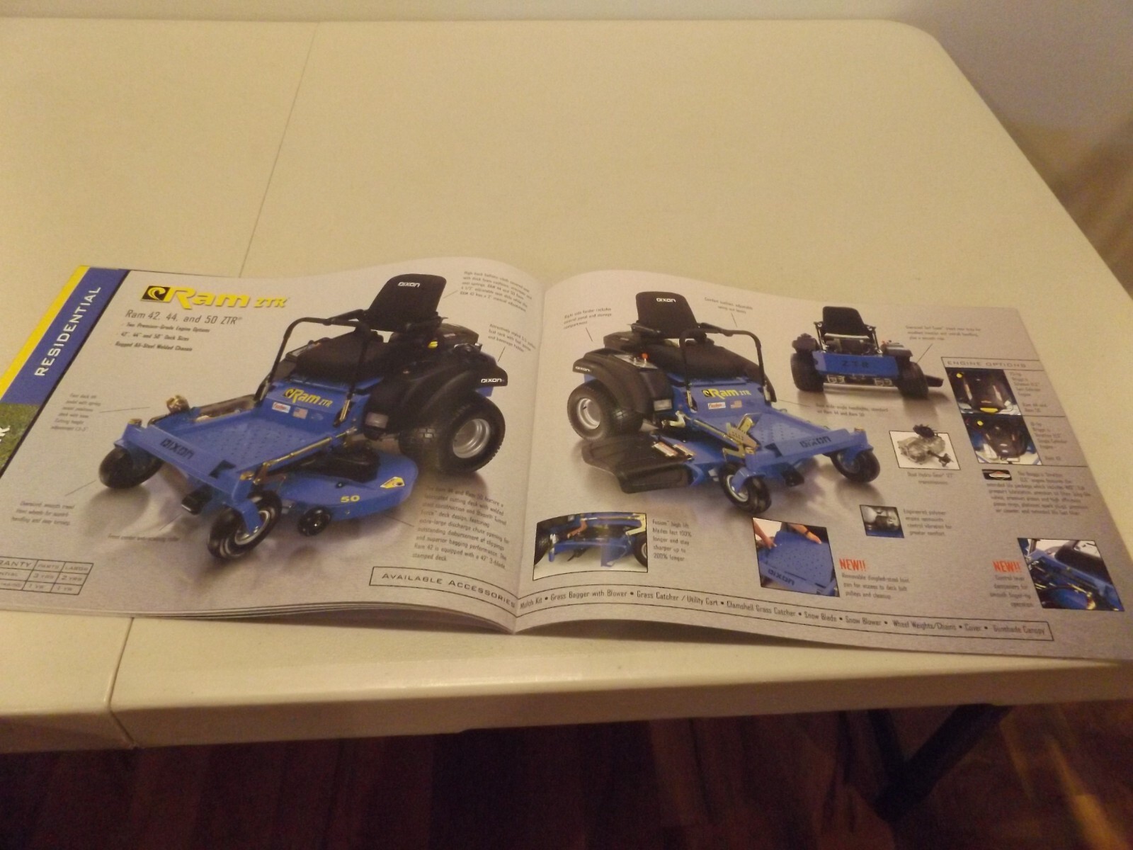 DIXON ZTR ZERO TURING RADIUS MOWERS, LIT # P/N 78035 9/05