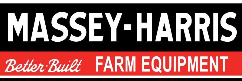 Massey Harris Better Built Farm Equipment New Metal Sign: Ships Free- 6 x 18&Prime;