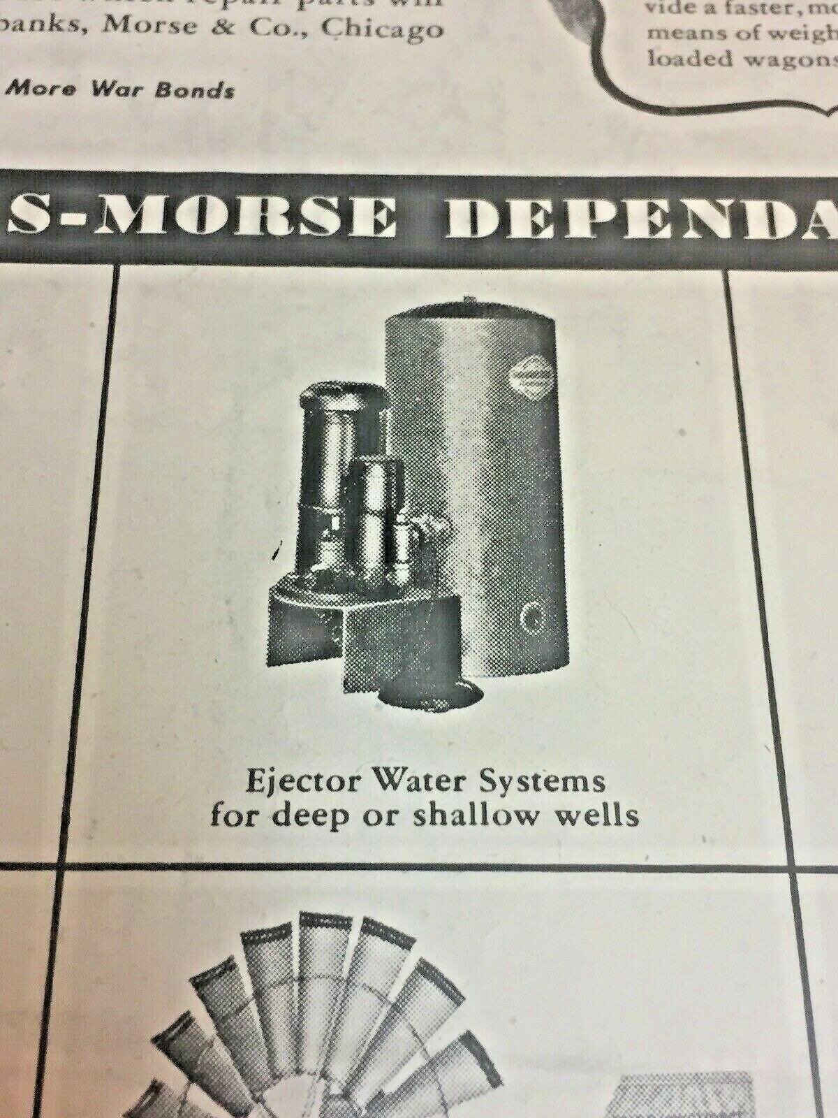 1945 Fairbanks Morse Z Farm Hit & Miss Engine Hammer Mills Windmills Pumps Ad