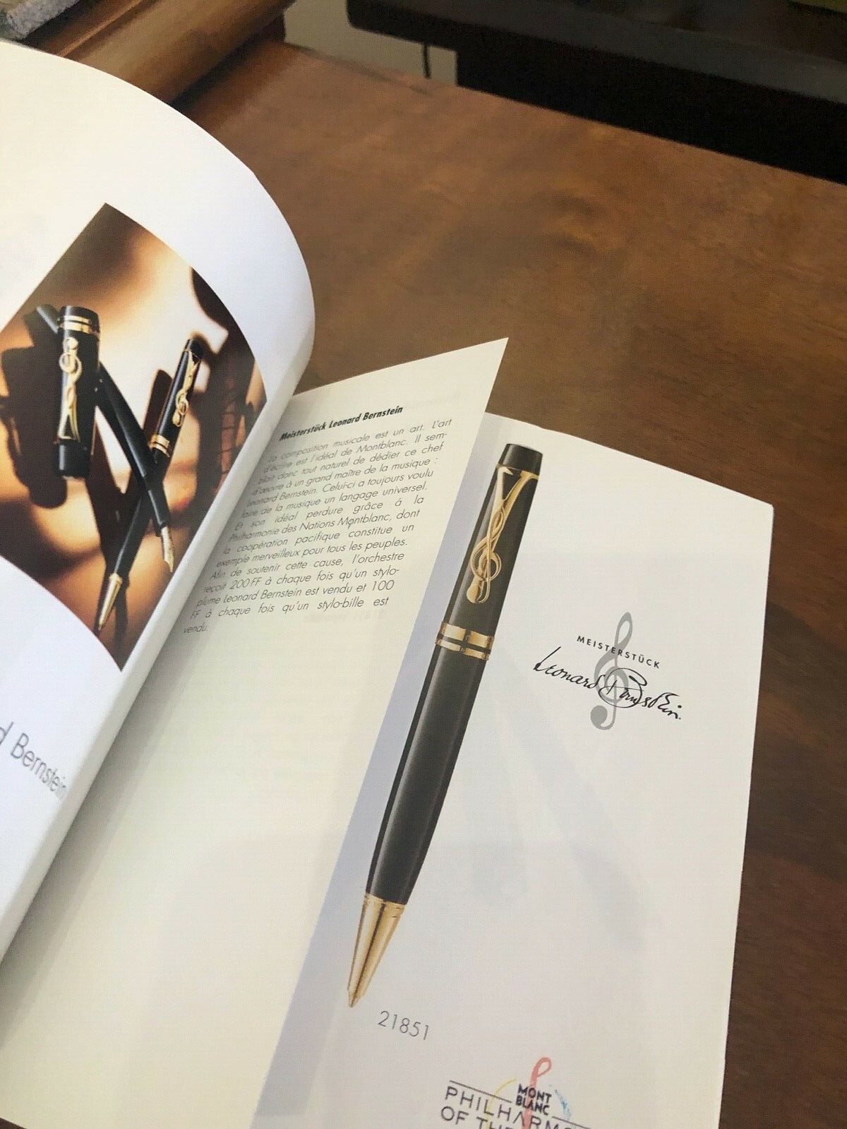 MONT BLANC, MONTBLANC BOOKLET FRENCH 97 PAGES PENSER A L&rsquo;ESSENTIEL