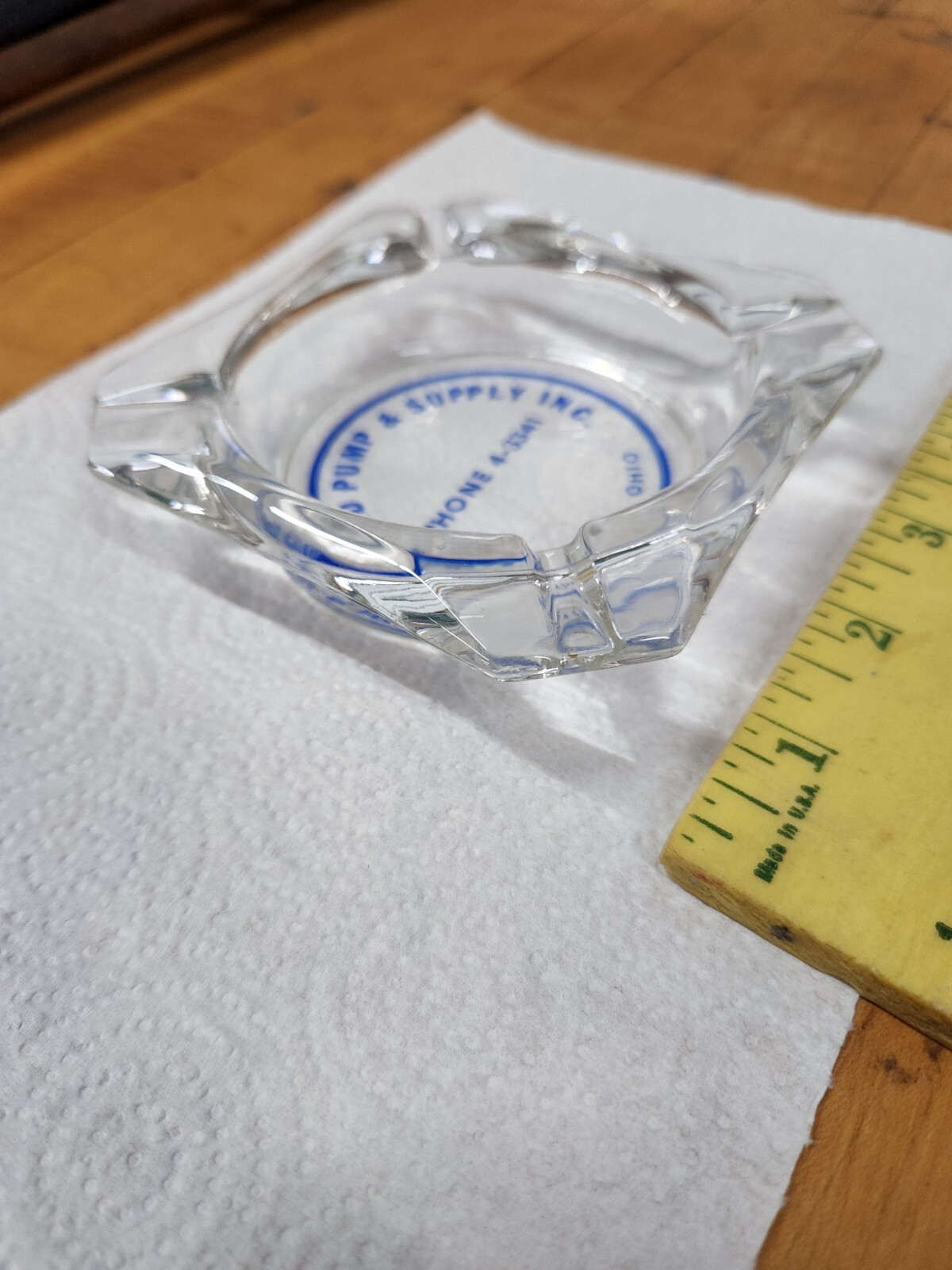 Ashland Pump Ashtray – Vintage Farm Advertising – Ashland Ohio