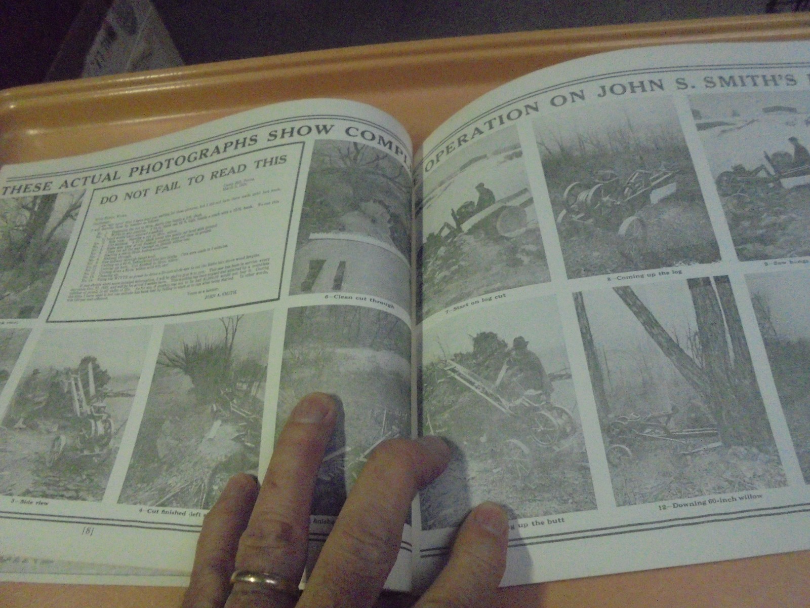 Vintage Reprint of Witte Engine Works Catalog Straight talk on Log and Tree Saws
