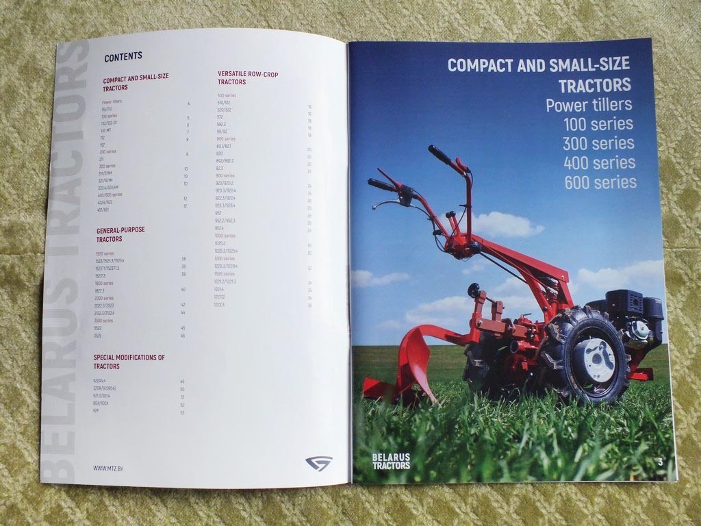 MTZ BELARUS Belarusian Tractor Loaders Brochure Anniversary Limited Catalog 2026