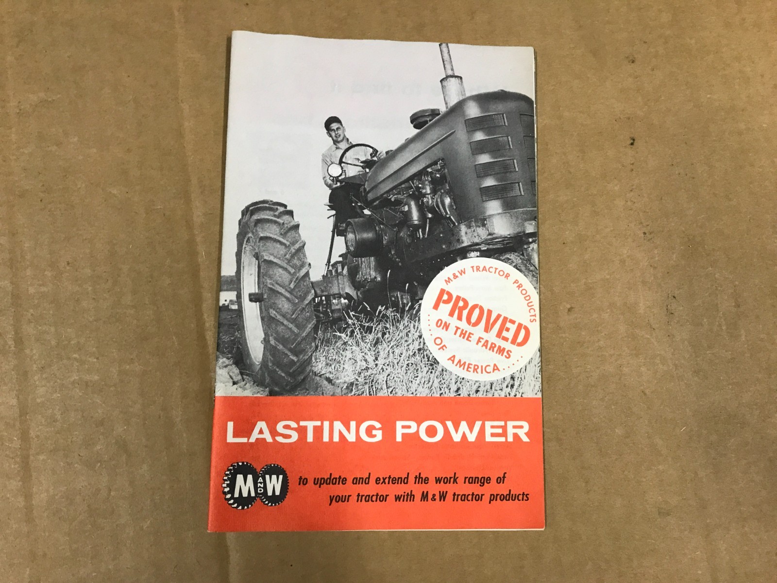 Vintage M & W Tractor Products Brochure
