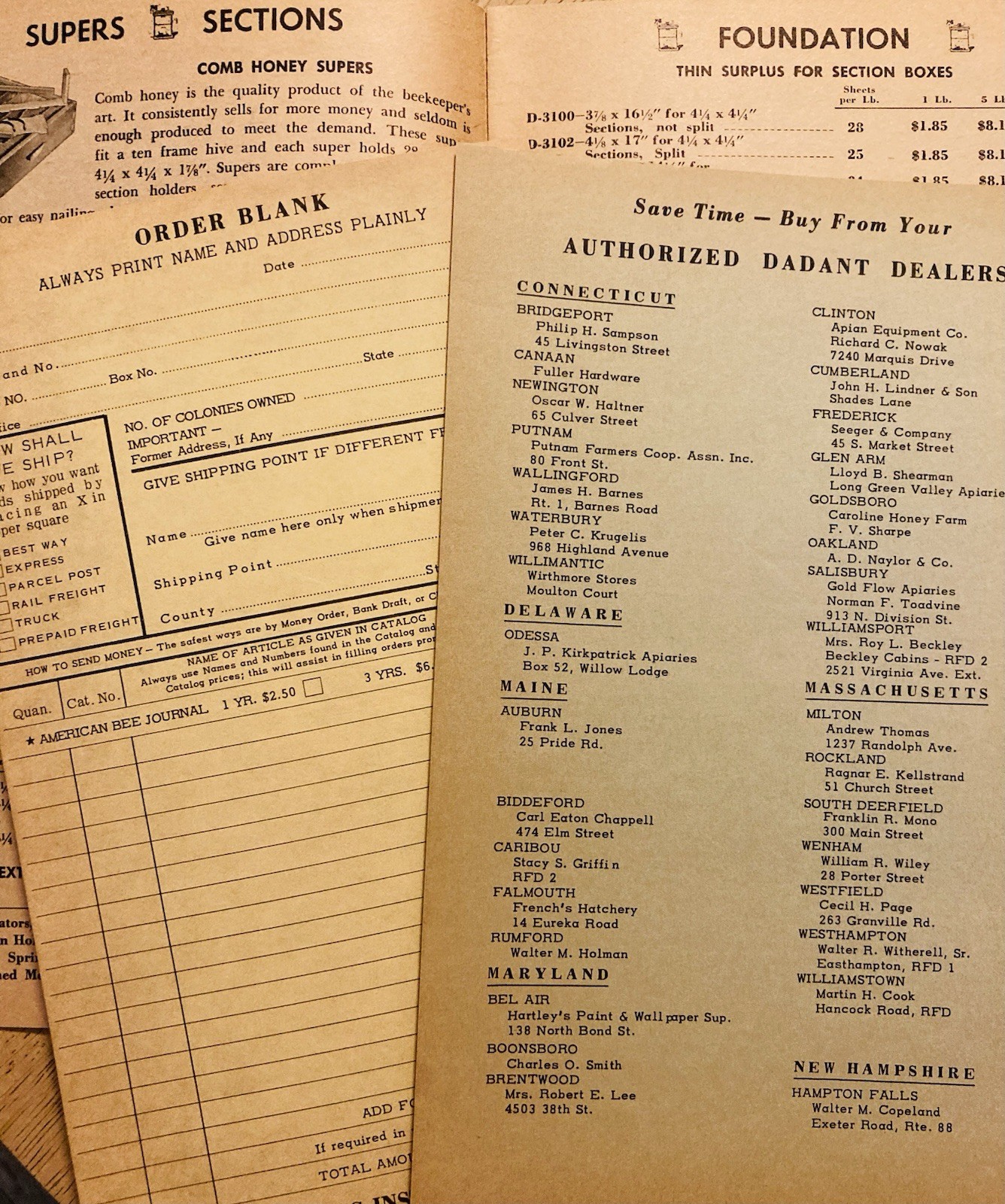 1963 DADANT SONS CO. HAMILTON, ILL. BEEKEEPING SUPPLIES CATALOG IN VG CONDITION