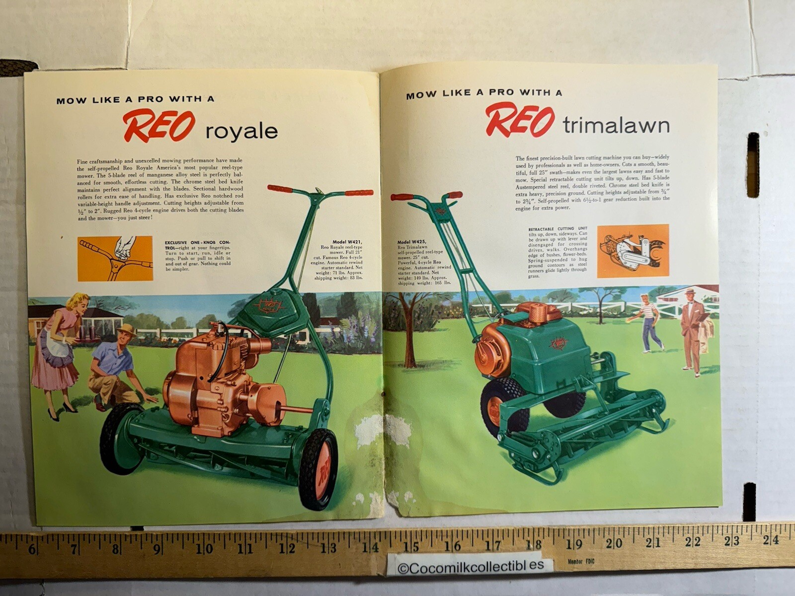 Vintage Give Your Lawn The Professional Touch With A Reo Lansing MI Brochure