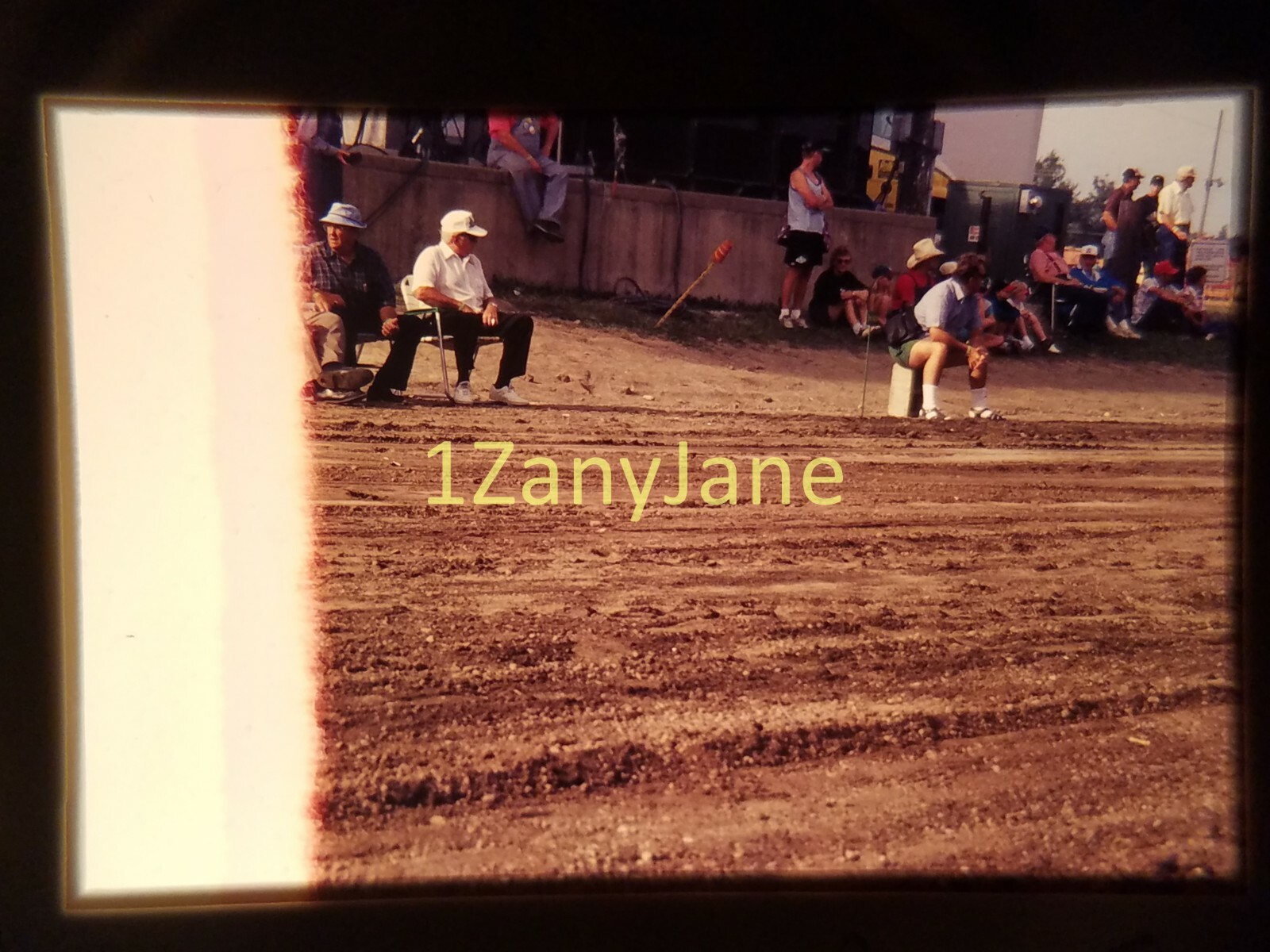 AC2509 35mm Slide of an Allis-Chalmers from MEDIA ARCHIVES CROWD ON DIRT TRACK