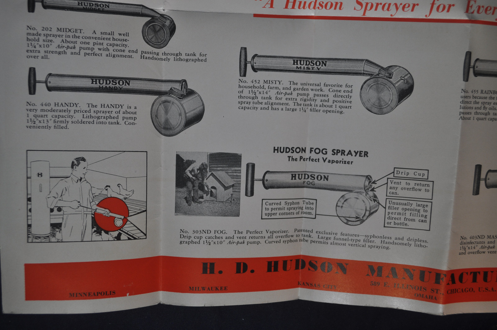 1936 Hudson Continuous Sprayers and Atomizers Brochure