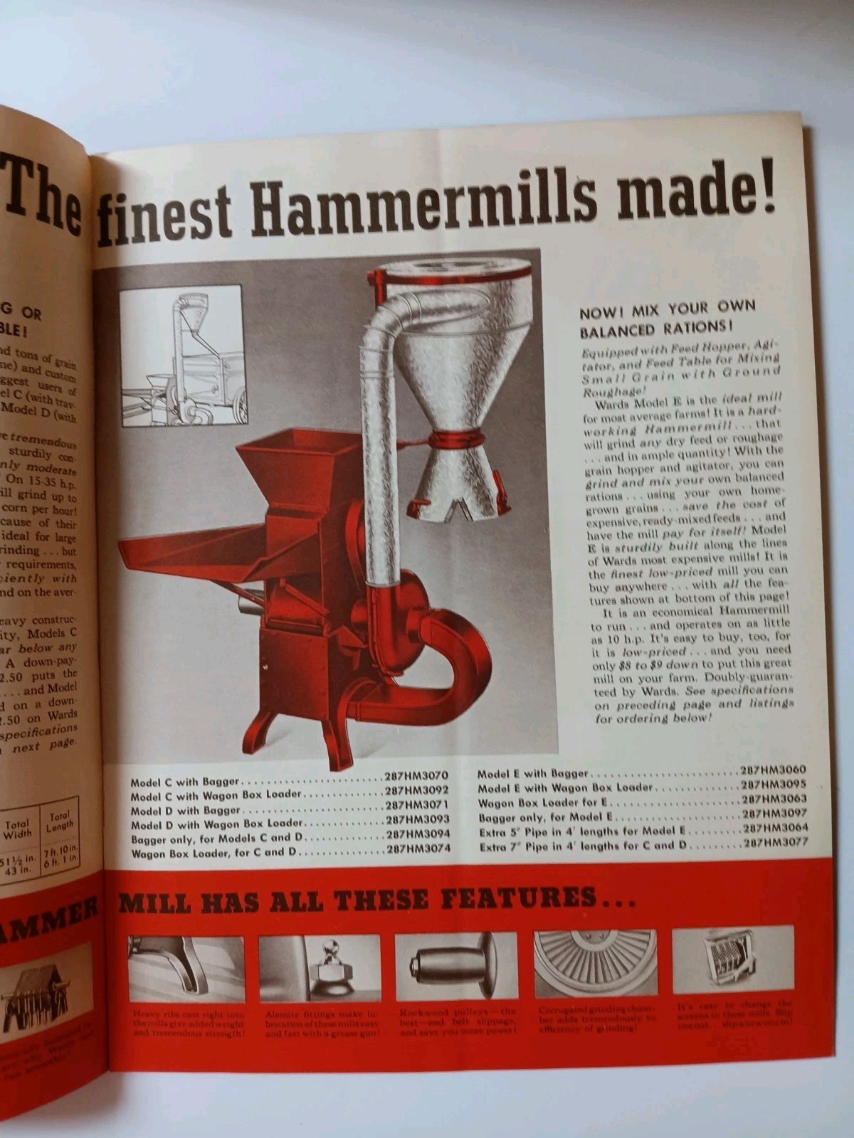 Montgomery Ward Hammermills Brocure Advertising Ephemera