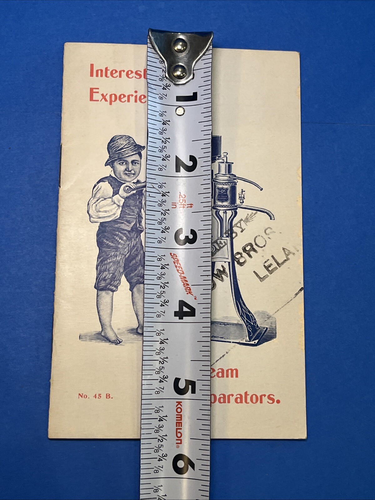 Vintage US Separator Cream Interesting Experiences Testimonial Book Advertising